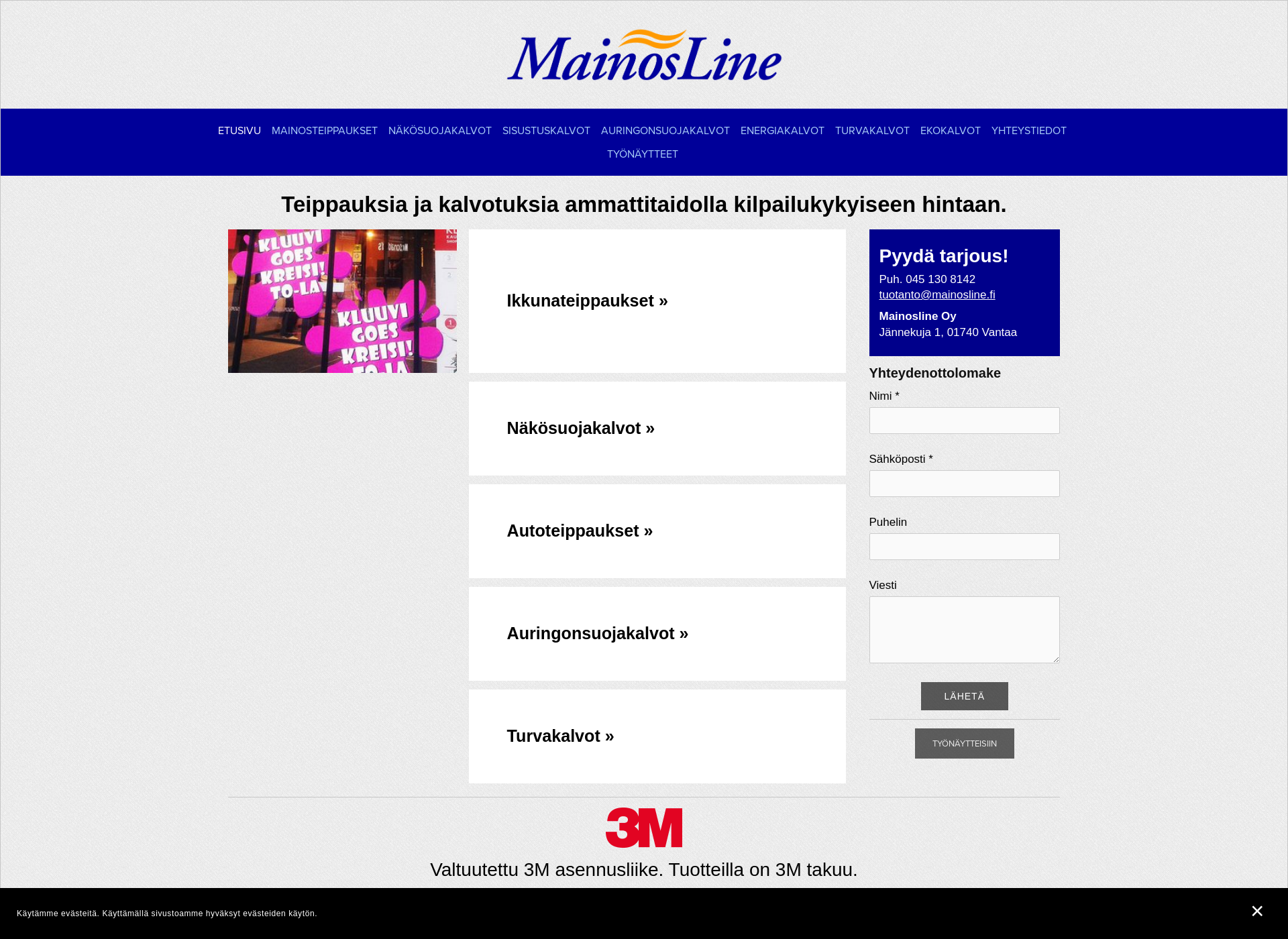 Screenshot for mainosline.fi