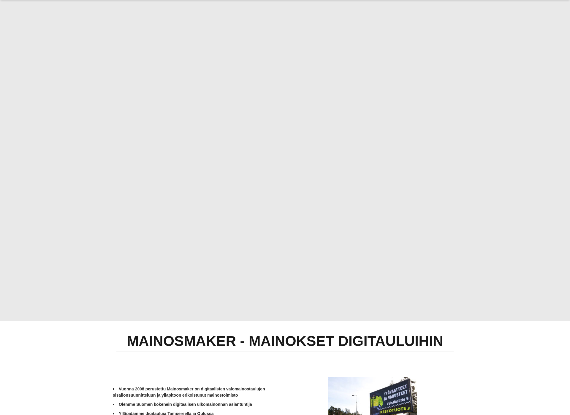 Skärmdump för mainosmaker.fi