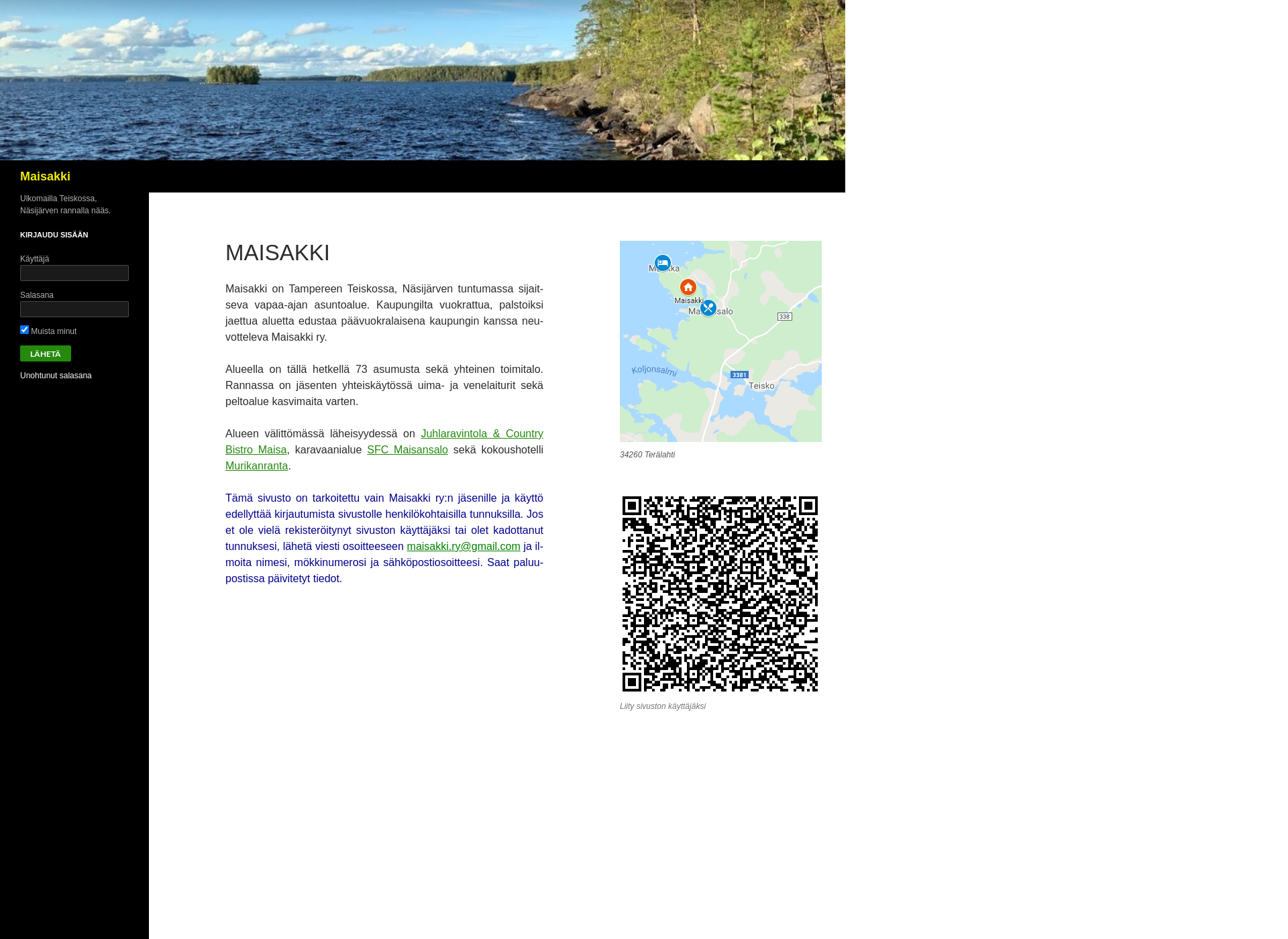 Screenshot for maisakki.fi