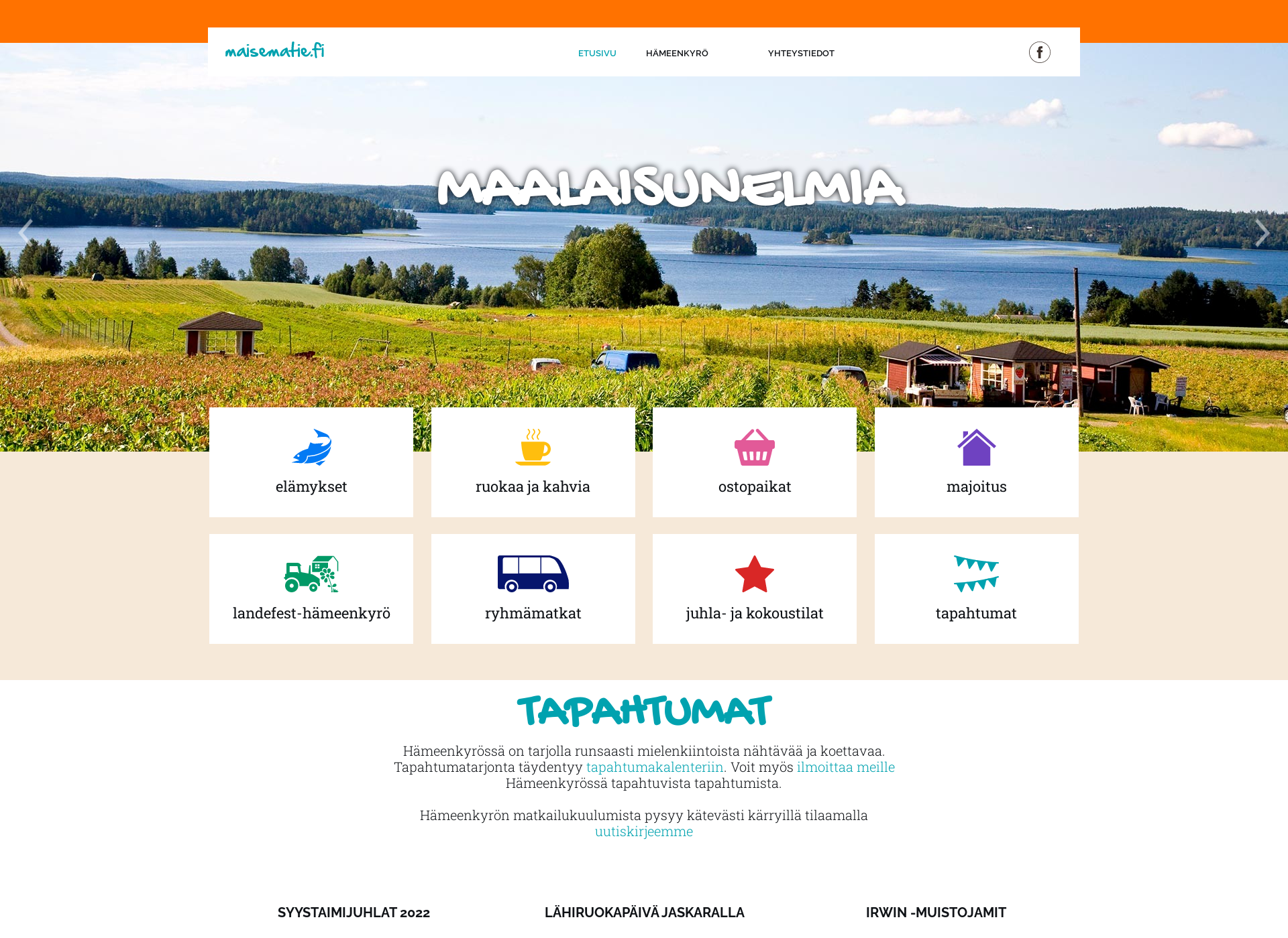 Screenshot for maisematie.fi