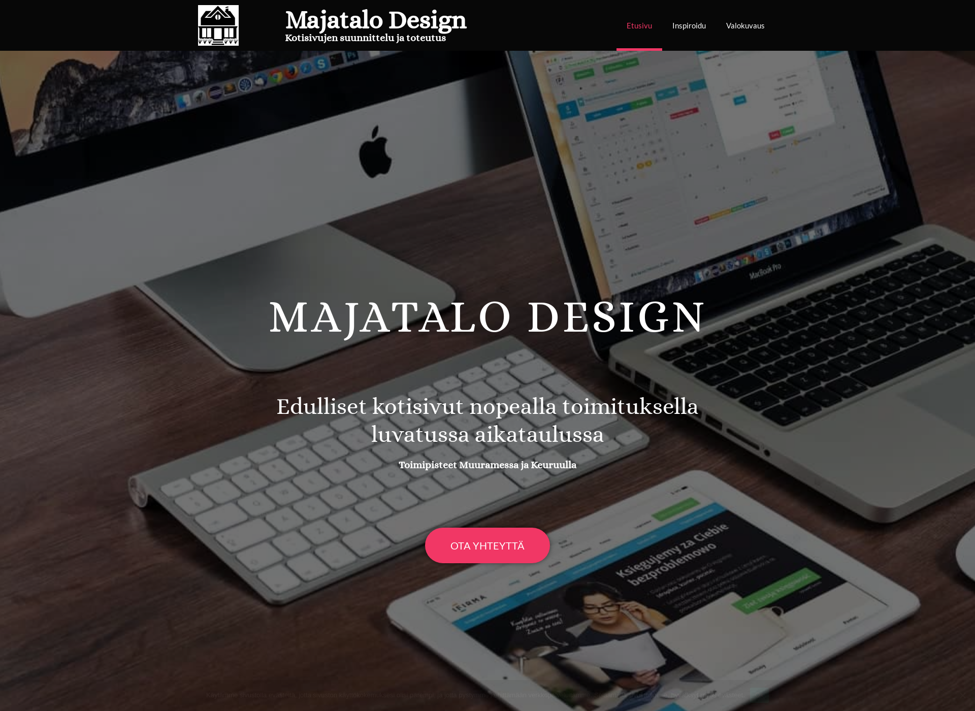 Screenshot for majatalodesign.fi