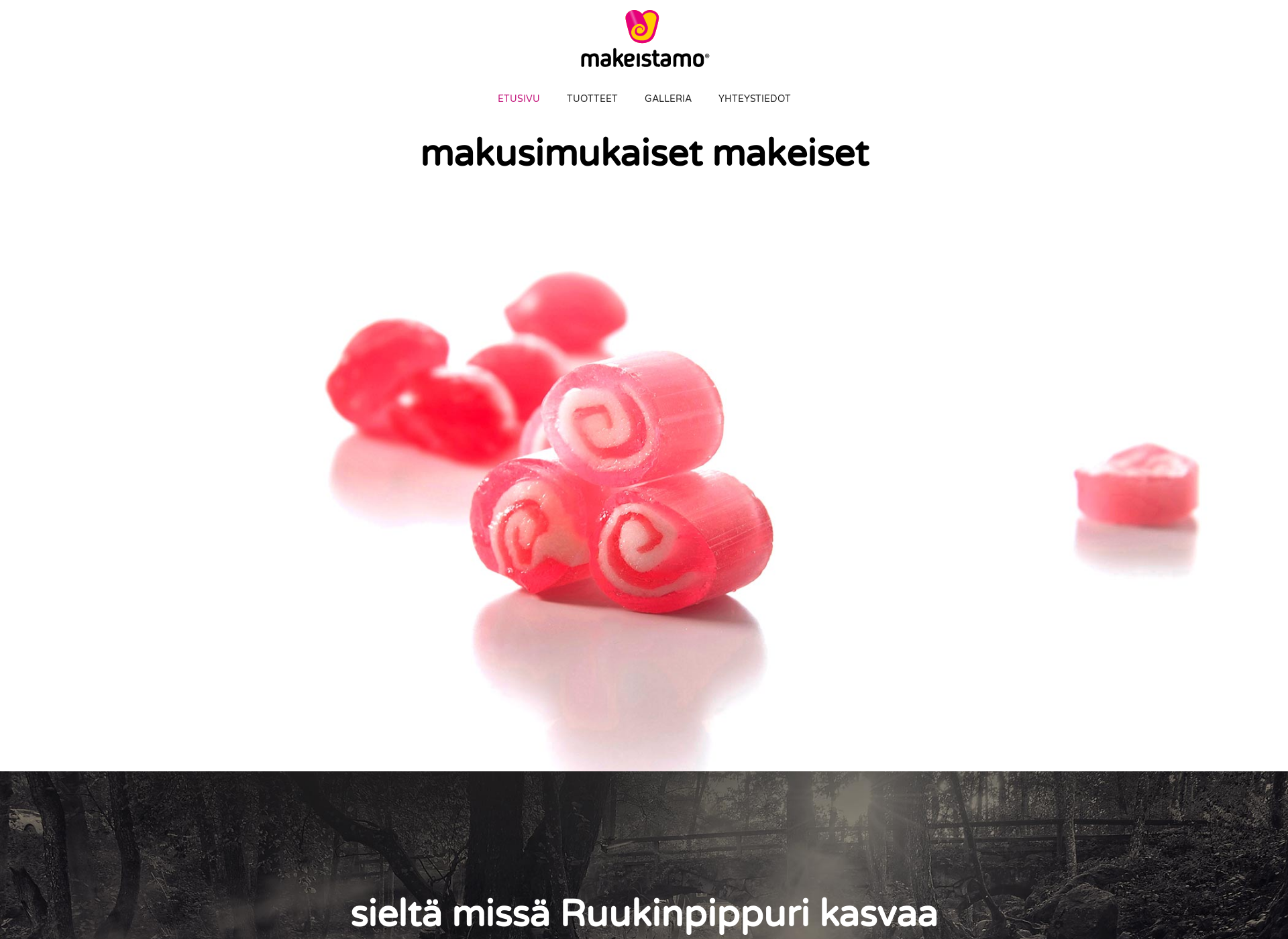 Screenshot for makeistamo.fi