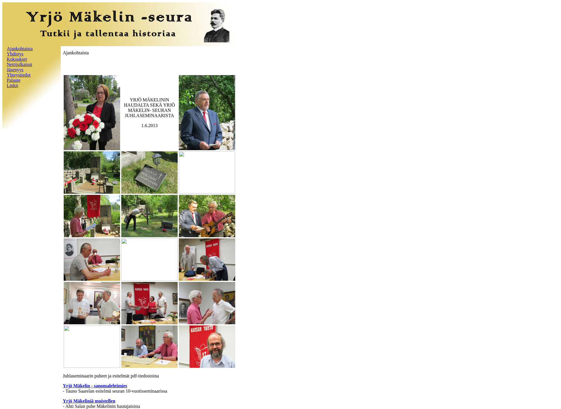 Screenshot for makelinseura.fi