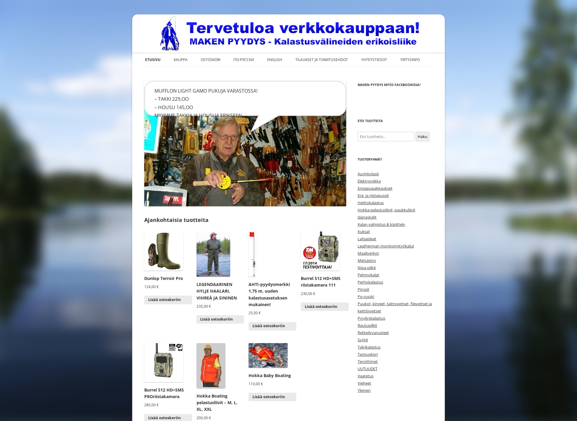 Skärmdump för makenpyydys.fi