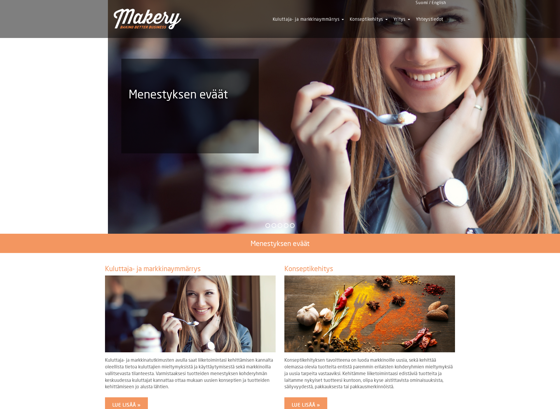 Screenshot for makery.fi