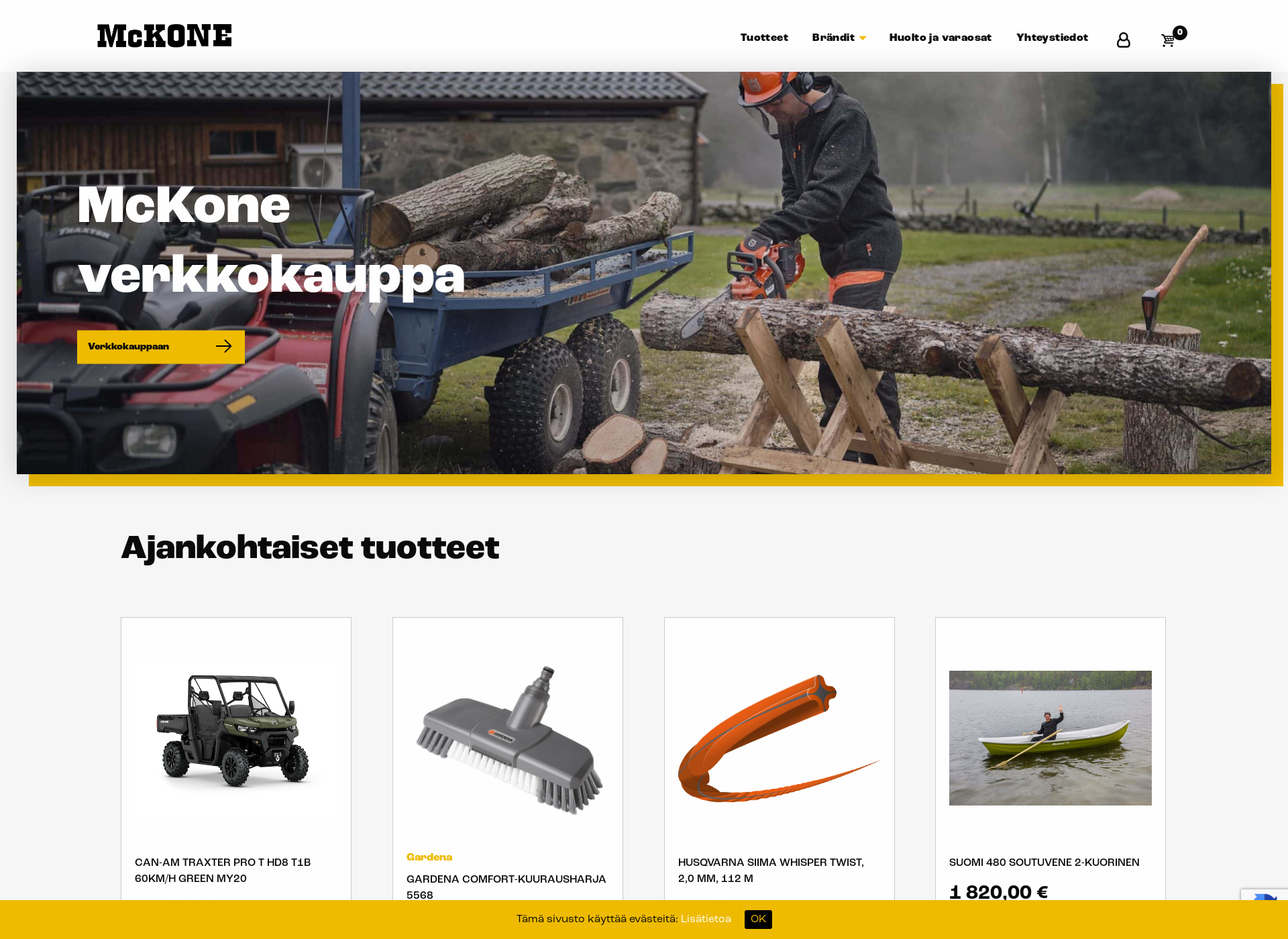 Screenshot for makkone.fi