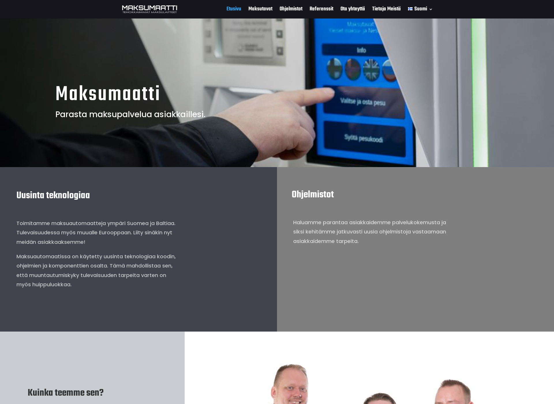 Screenshot for maksumaatti.fi