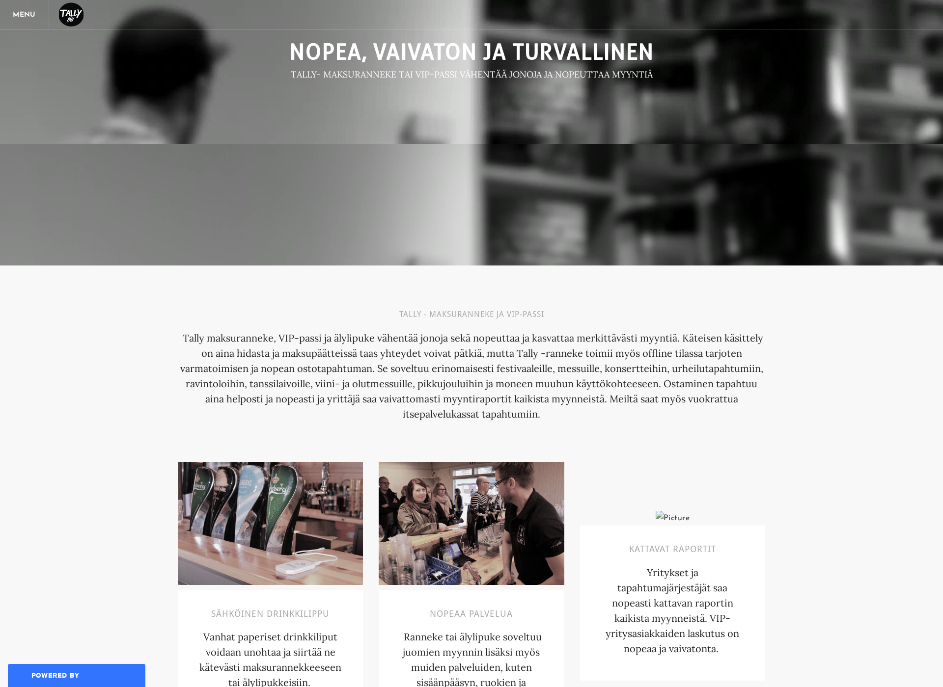 Skärmdump för maksuranneke.fi
