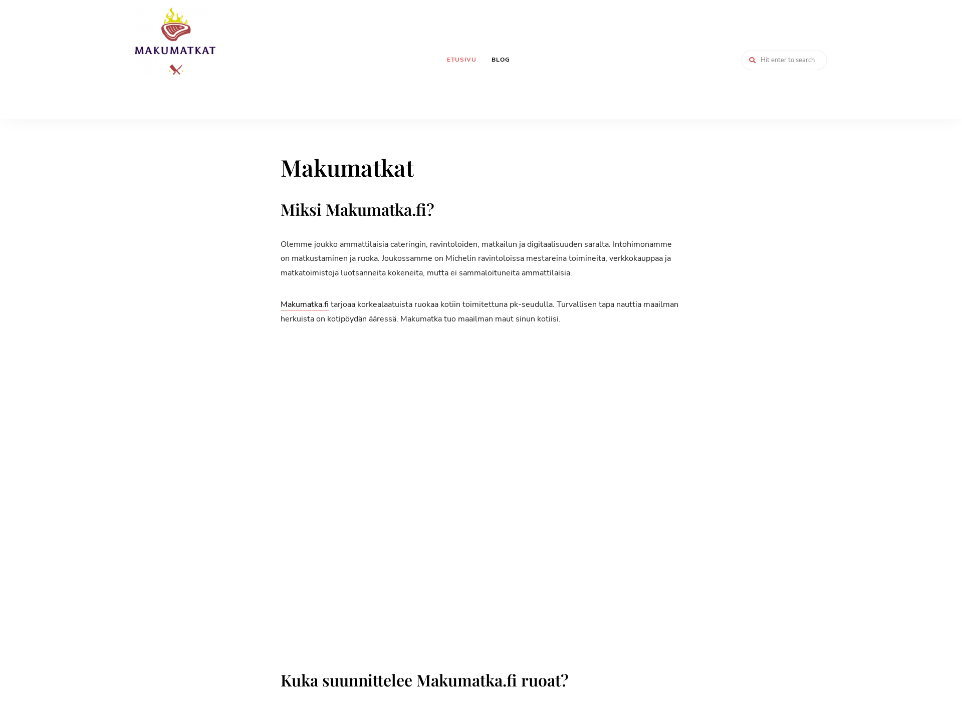 Screenshot for makumatkat.fi