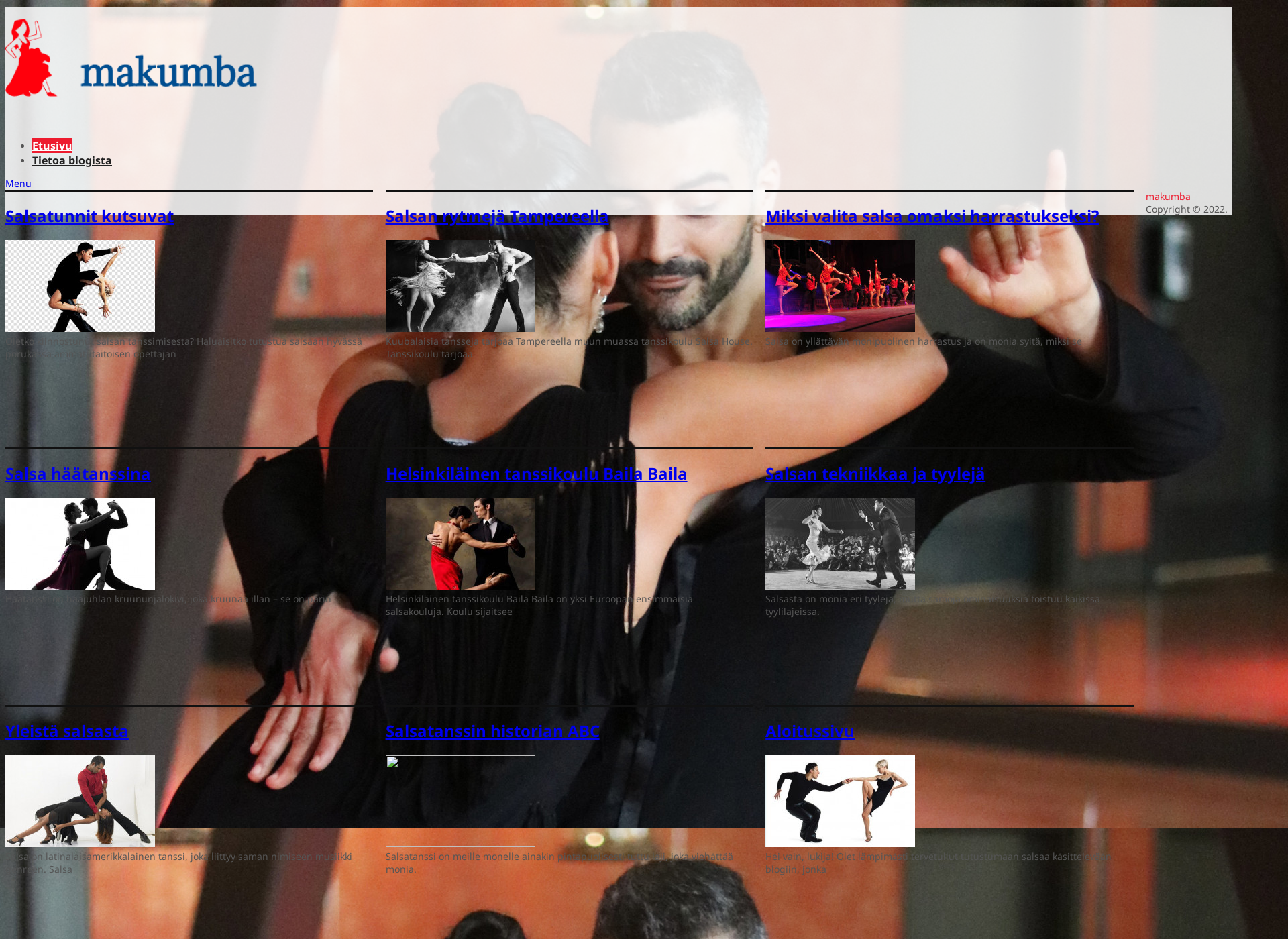 Screenshot for makumba.fi