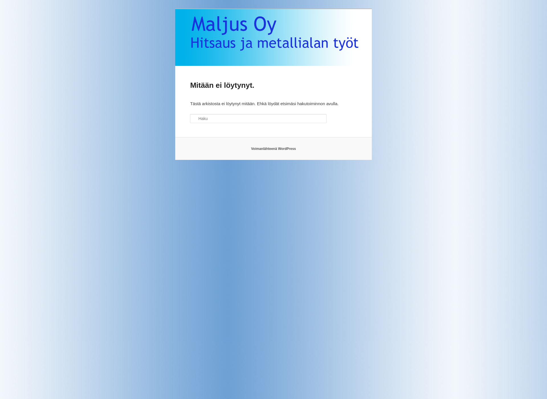 Screenshot for maljus.fi
