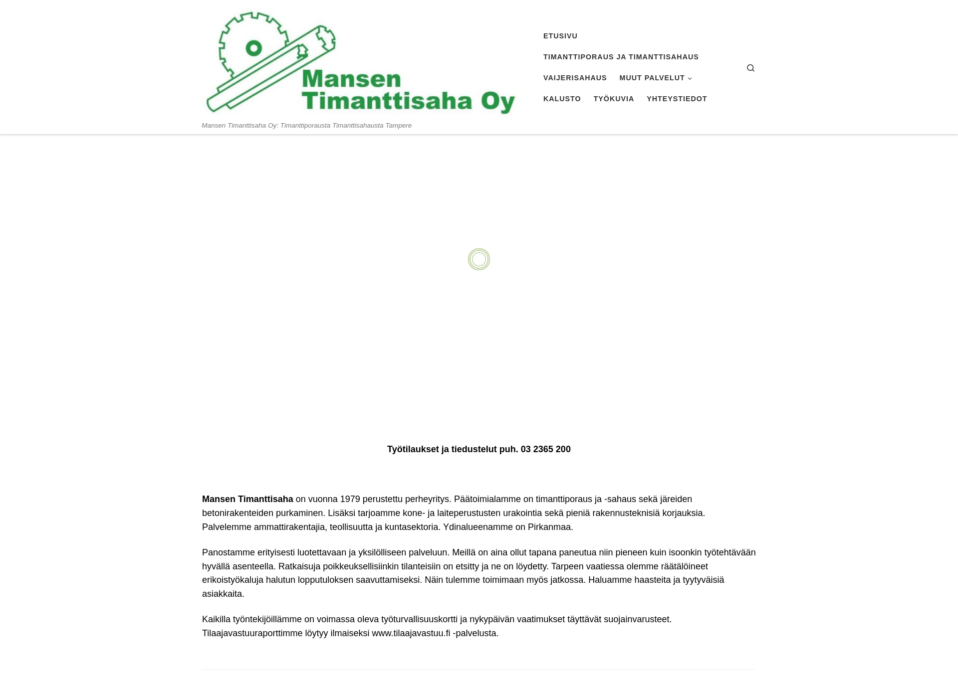 Screenshot for mansentimanttisaha.fi