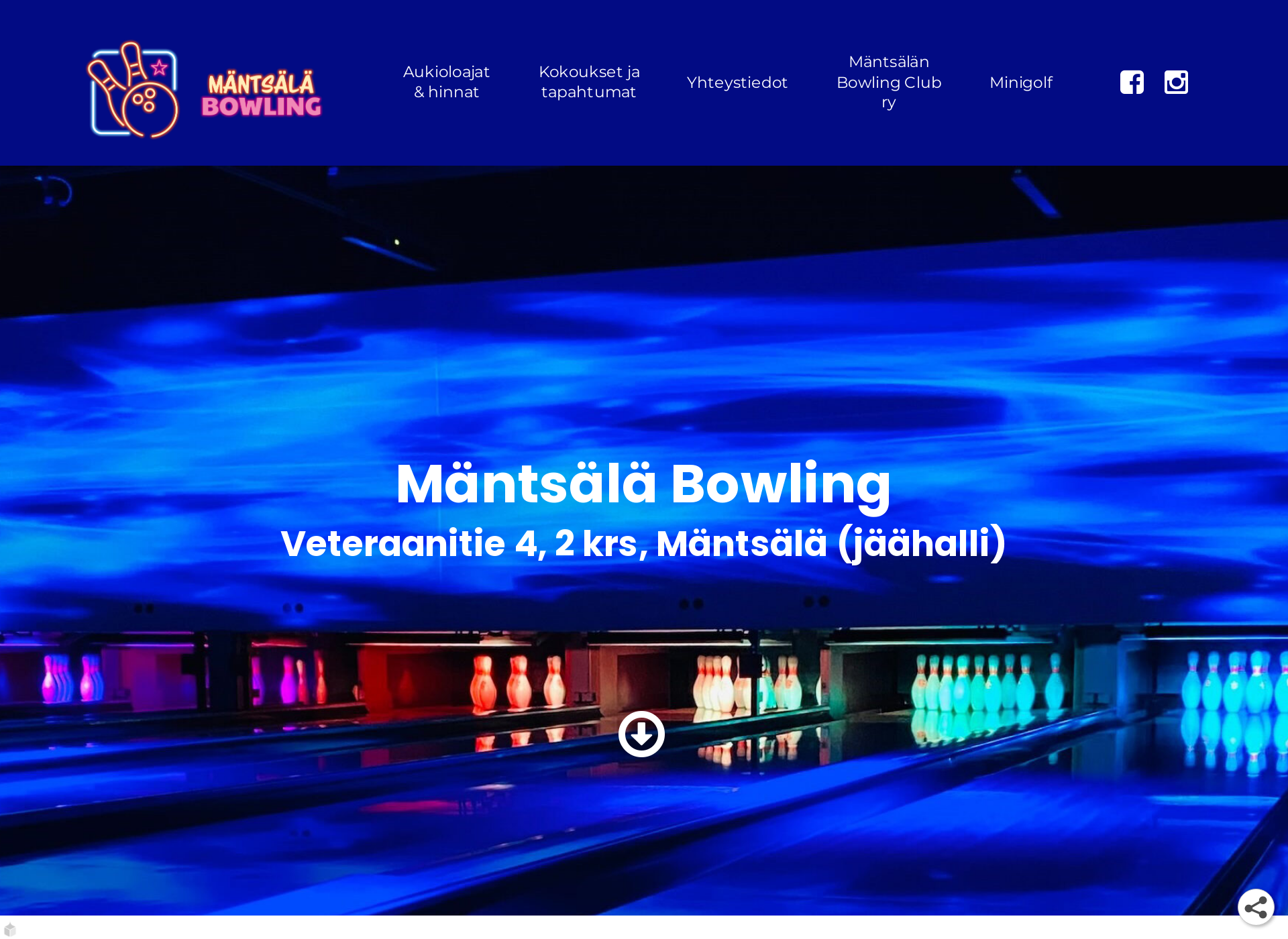 Screenshot for mantsalabowling.fi