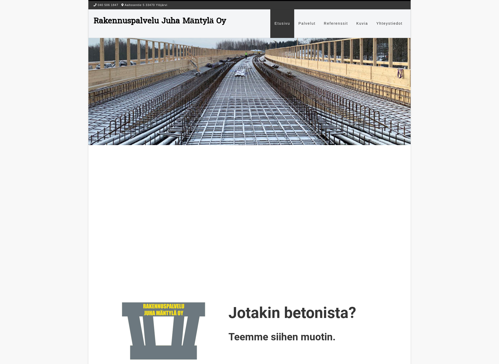 Screenshot for mantylarak.fi