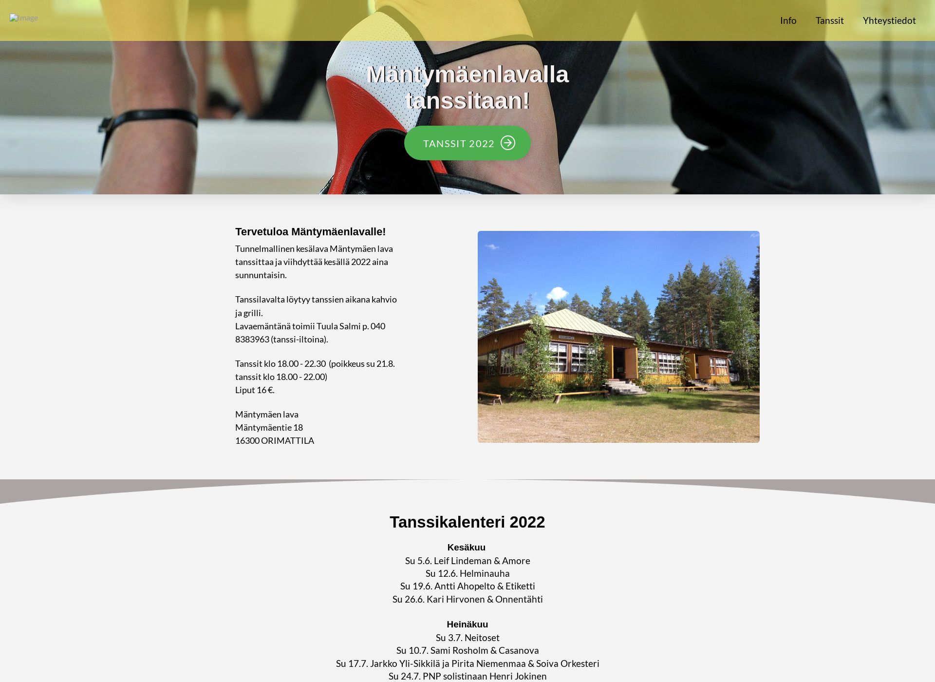 Screenshot for mantymaenlava.fi