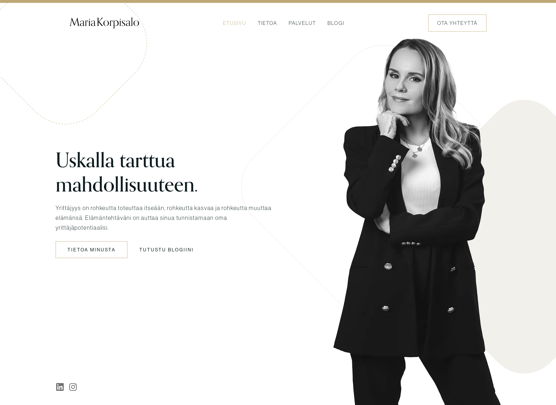 Screenshot for mariakorpisalo.fi