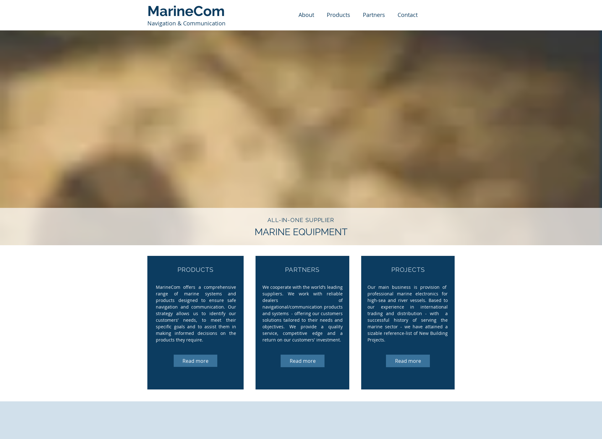 Screenshot for marinecom.fi