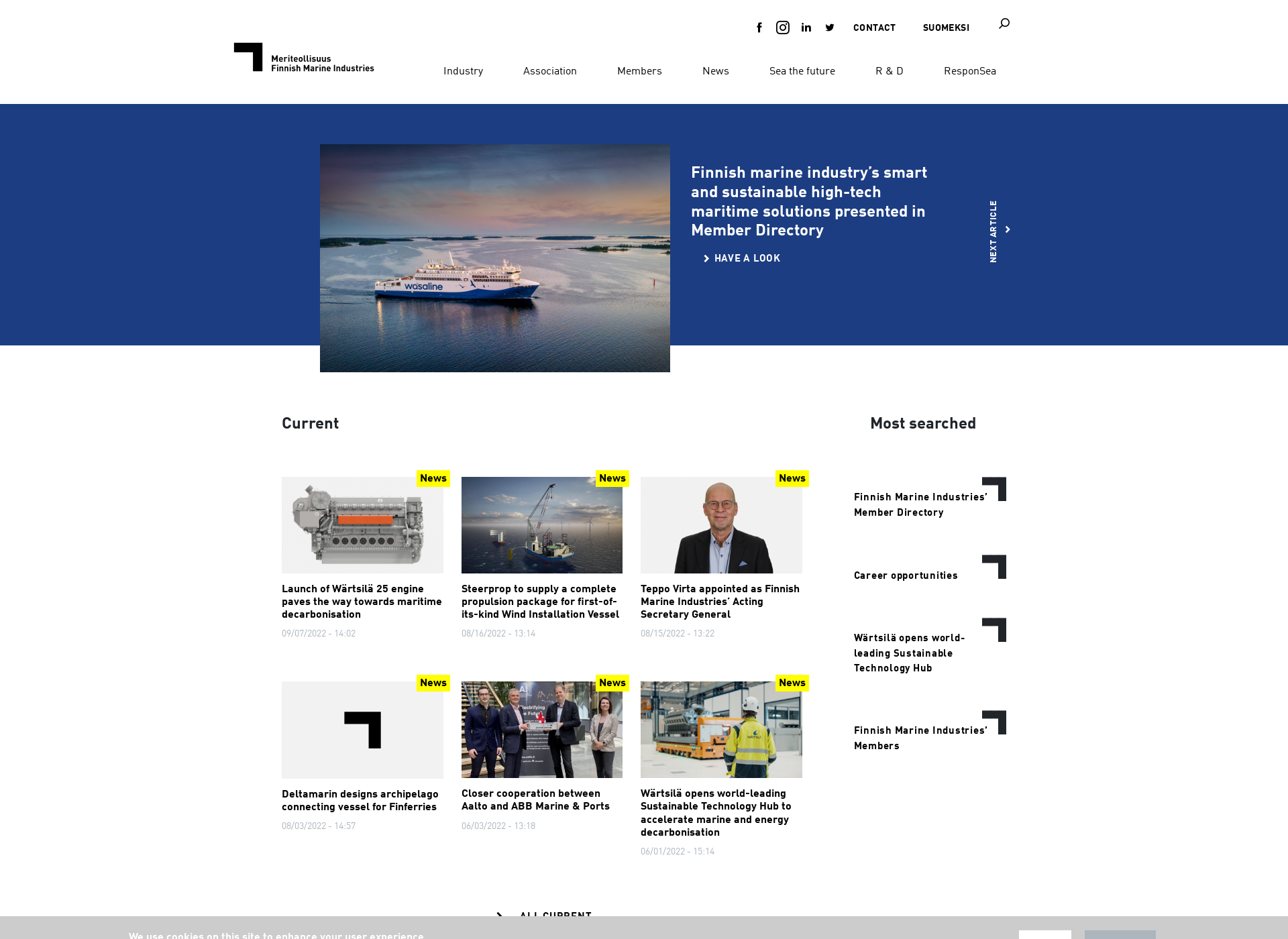 Screenshot for marineindustries.fi