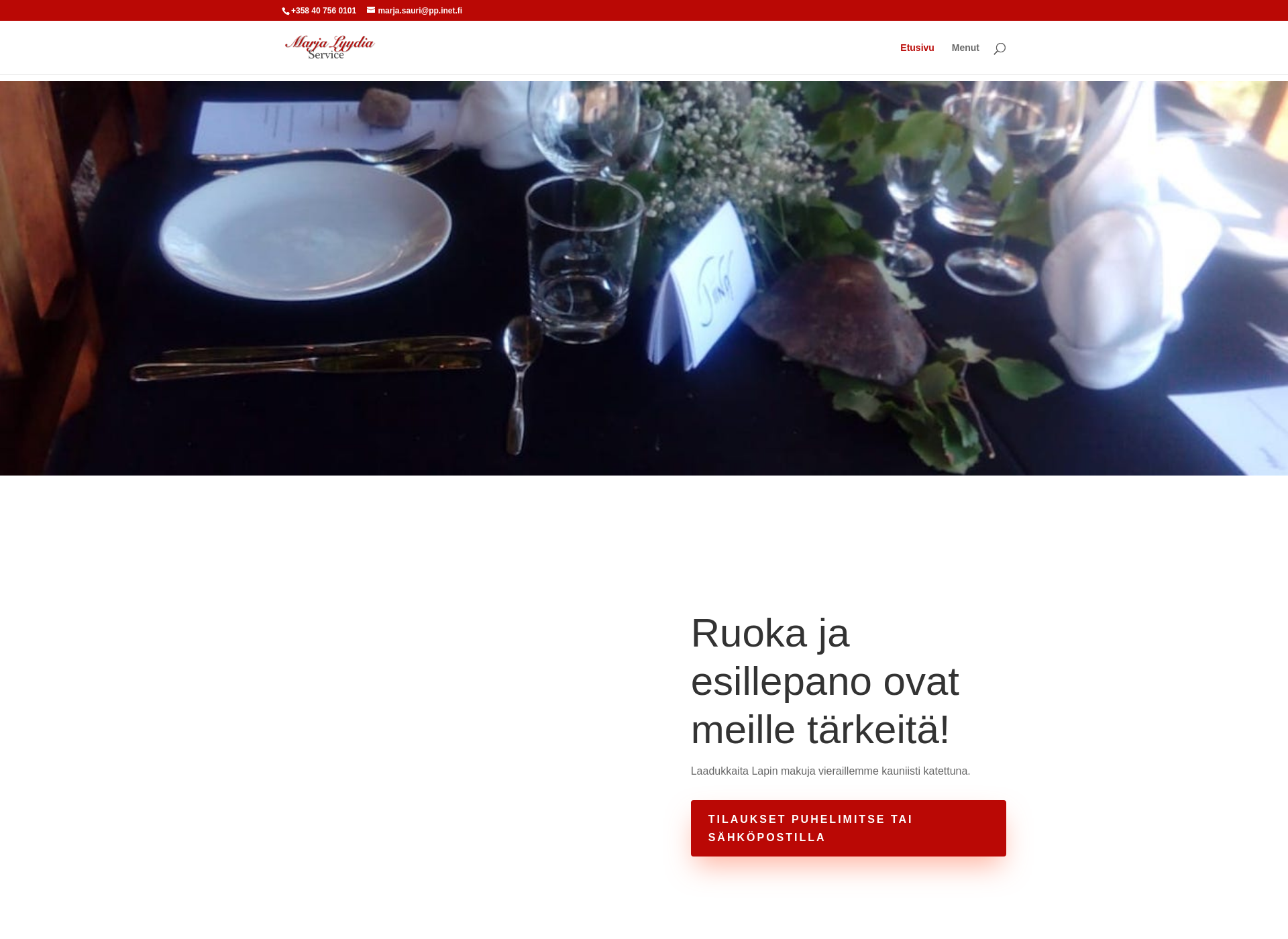 Screenshot for marjalyydiaservice.fi