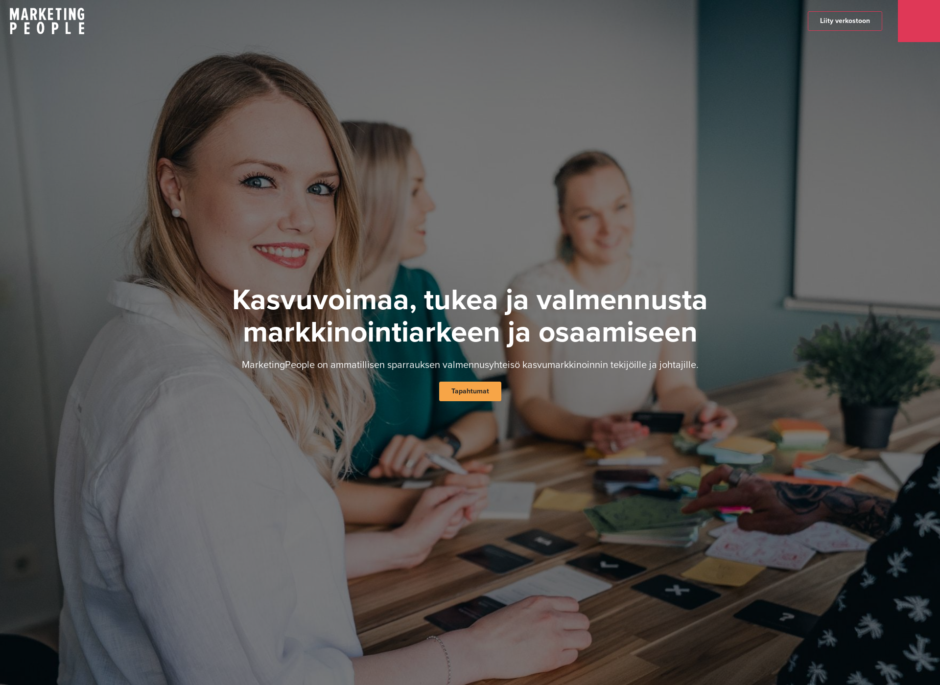 Skärmdump för marketingpeople.fi