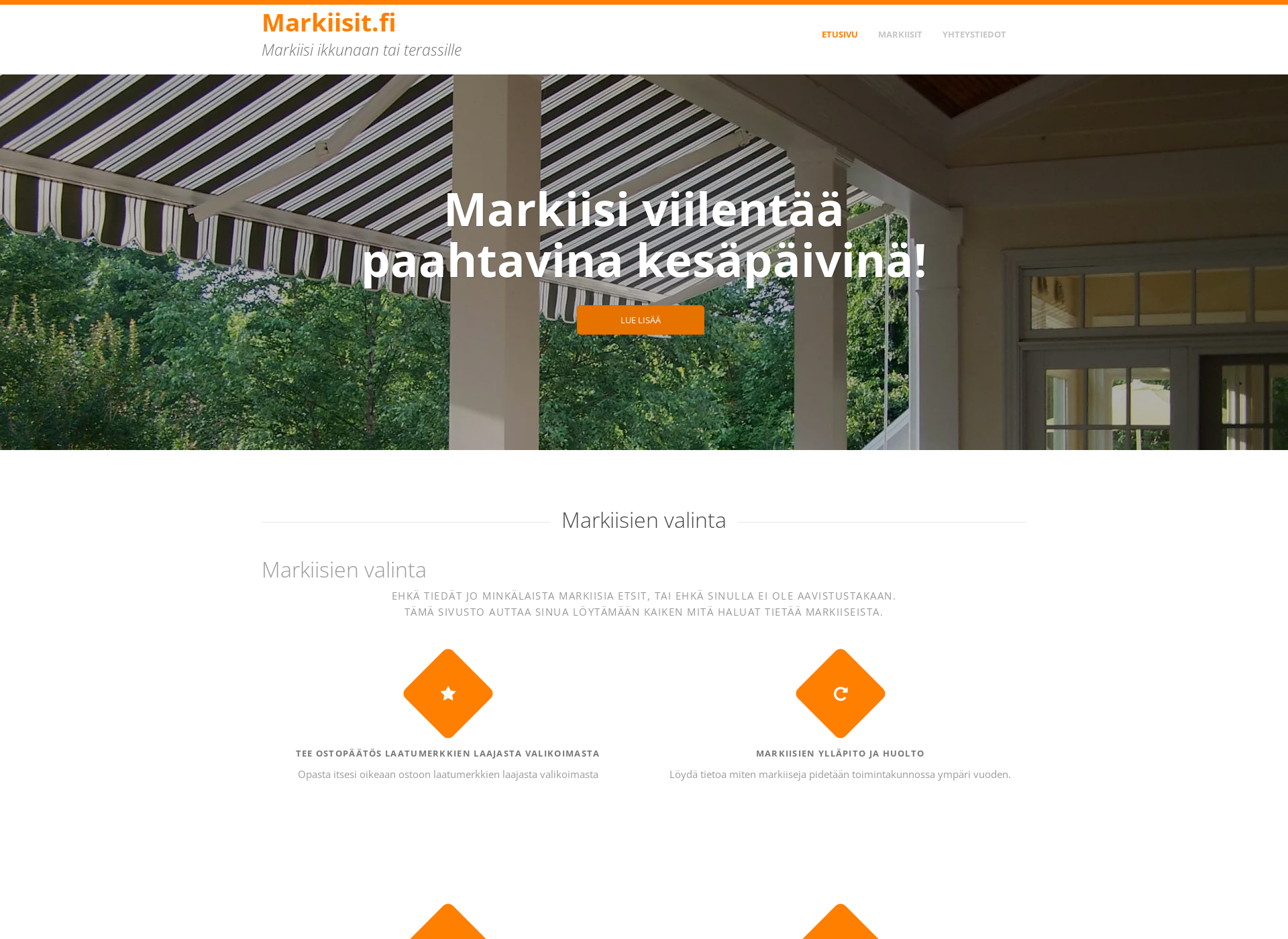 Screenshot for markiisit.fi
