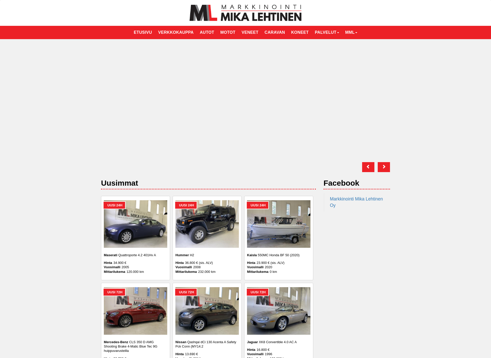 Screenshot for markkinointilehtinen.fi