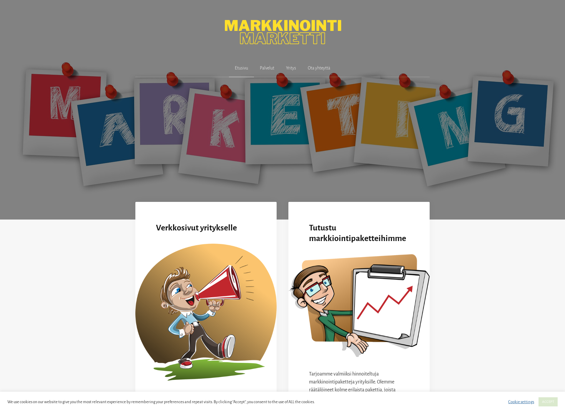 Screenshot for markkinointimarketti.fi
