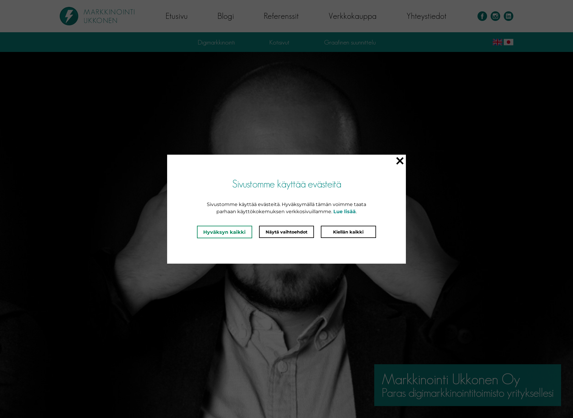 Screenshot for markkinointiukkonen.fi