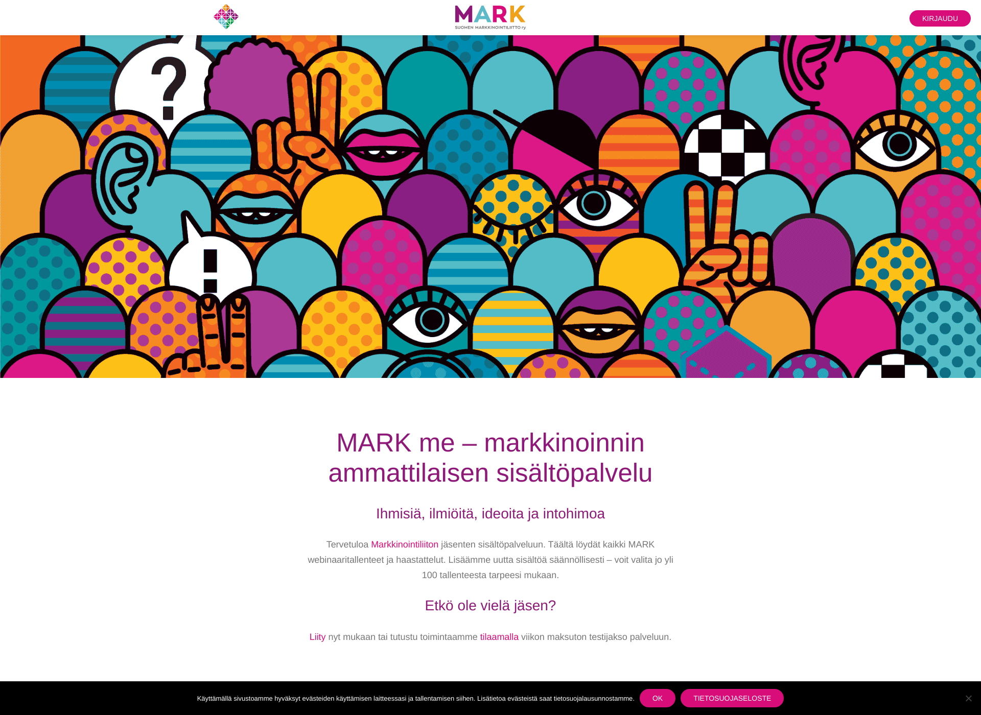 Screenshot for markme.fi