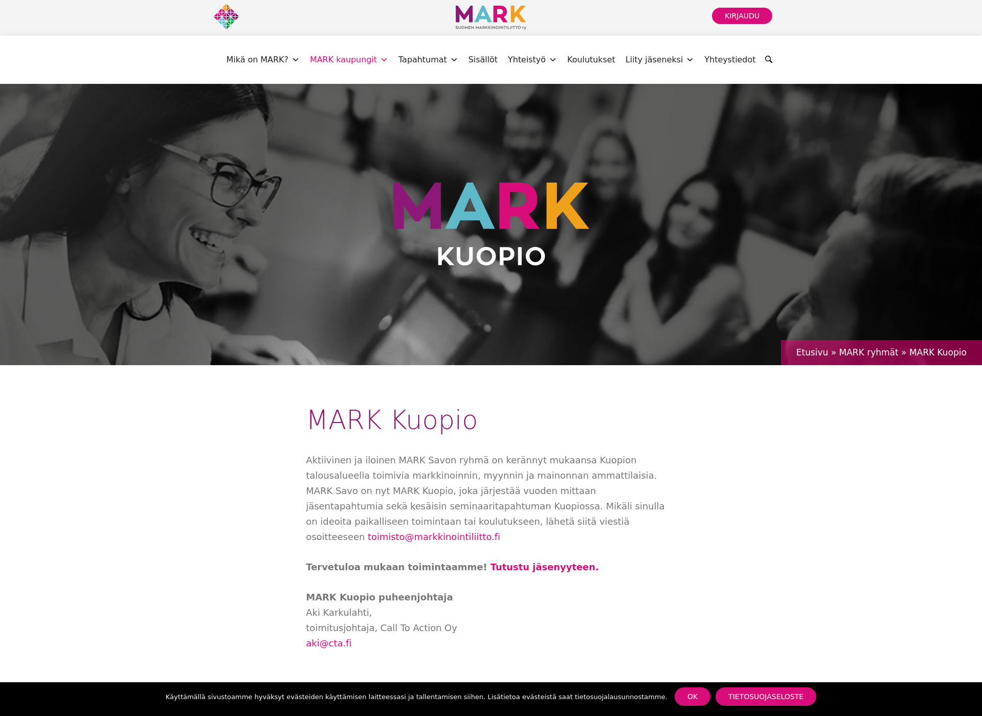 Screenshot for marksavo.fi