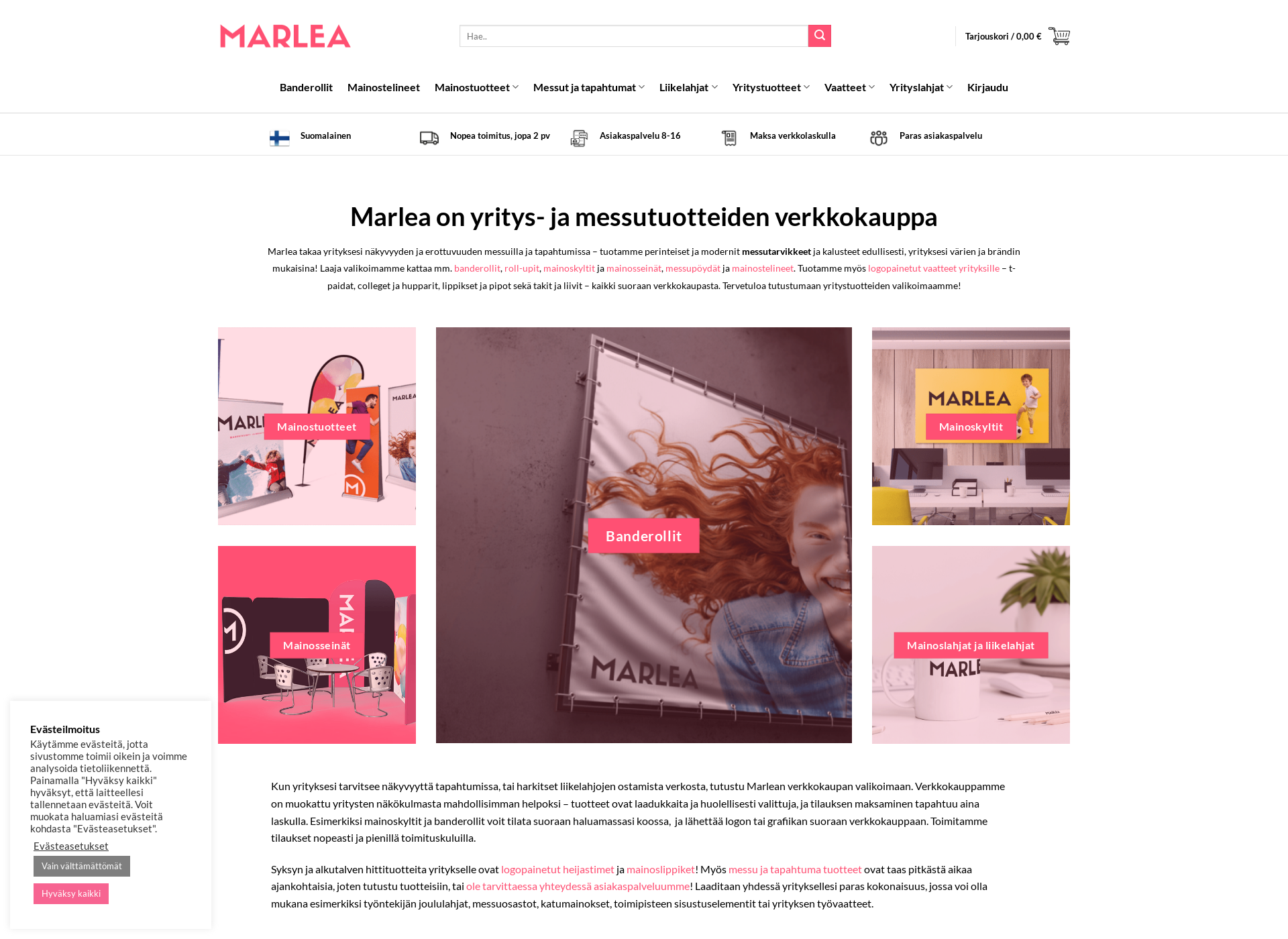 Screenshot for marlea.fi