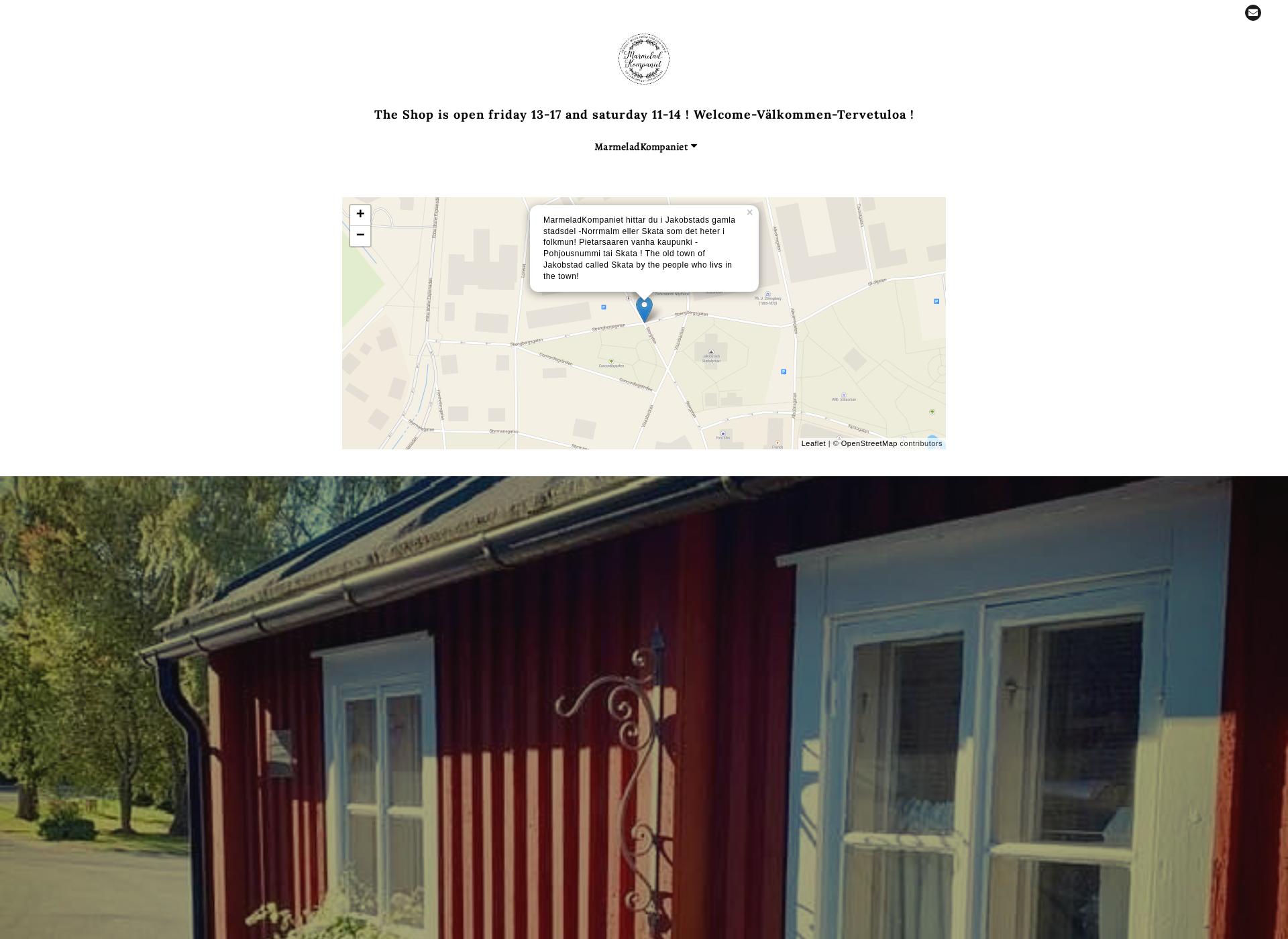 Skärmdump för marmeladkompaniet.fi
