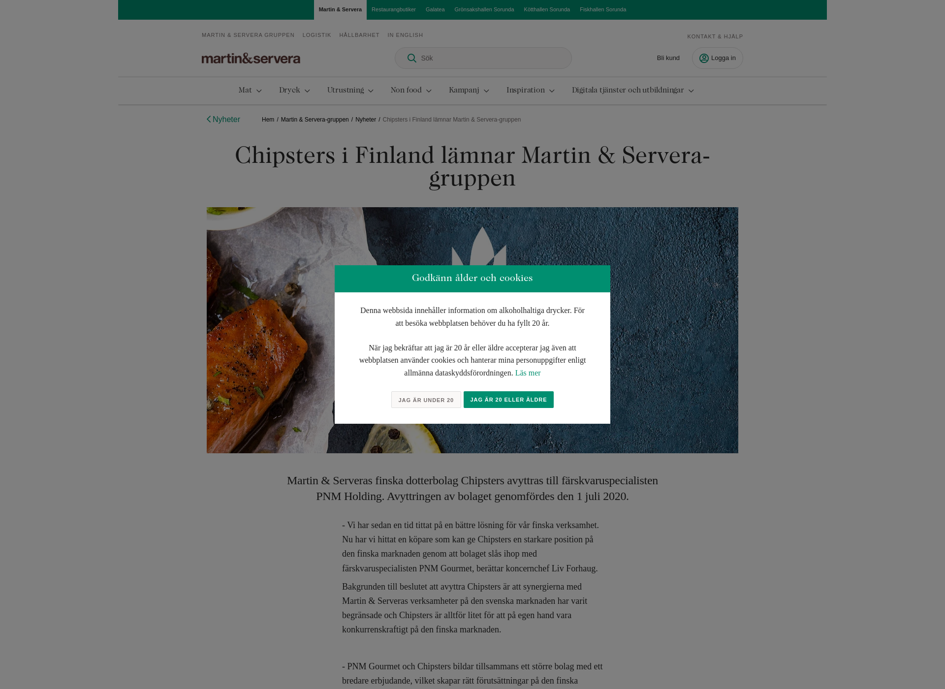 Screenshot for martinservera.fi