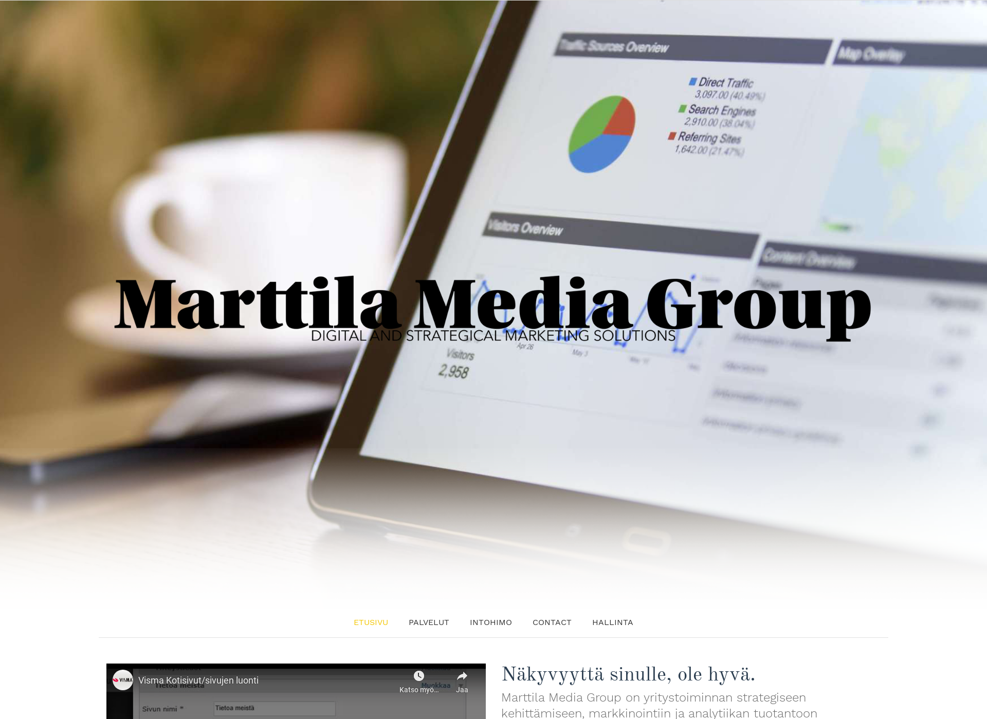 Screenshot for marttilamediagroup.fi