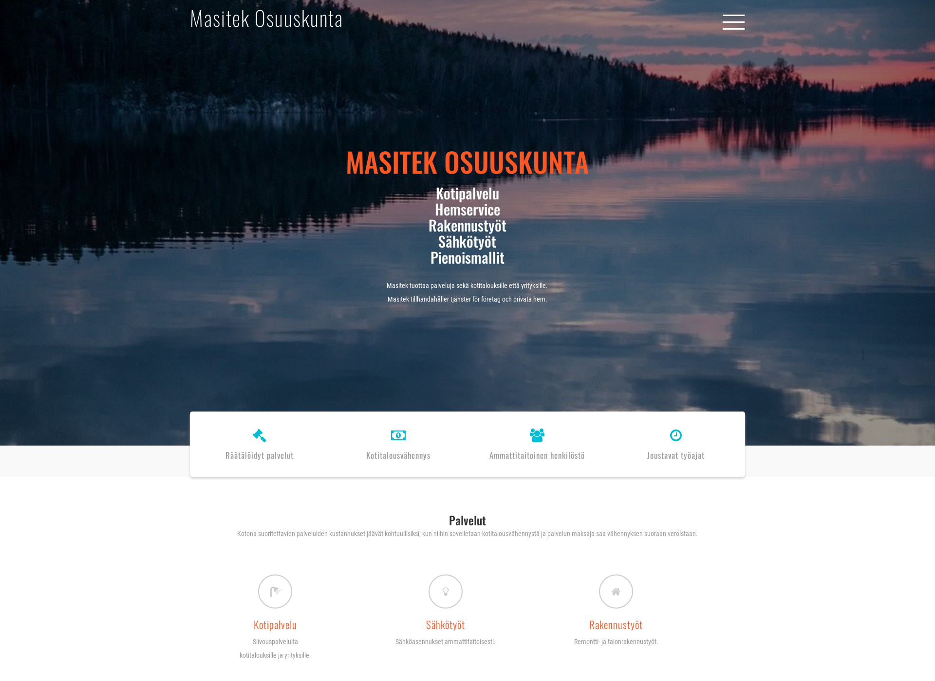 Screenshot for masitek.fi