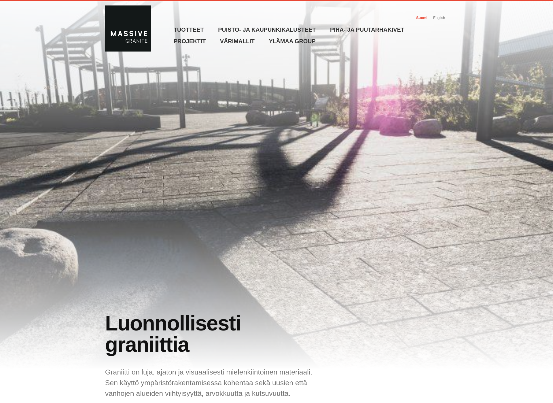 Screenshot for massiivigraniitti.fi