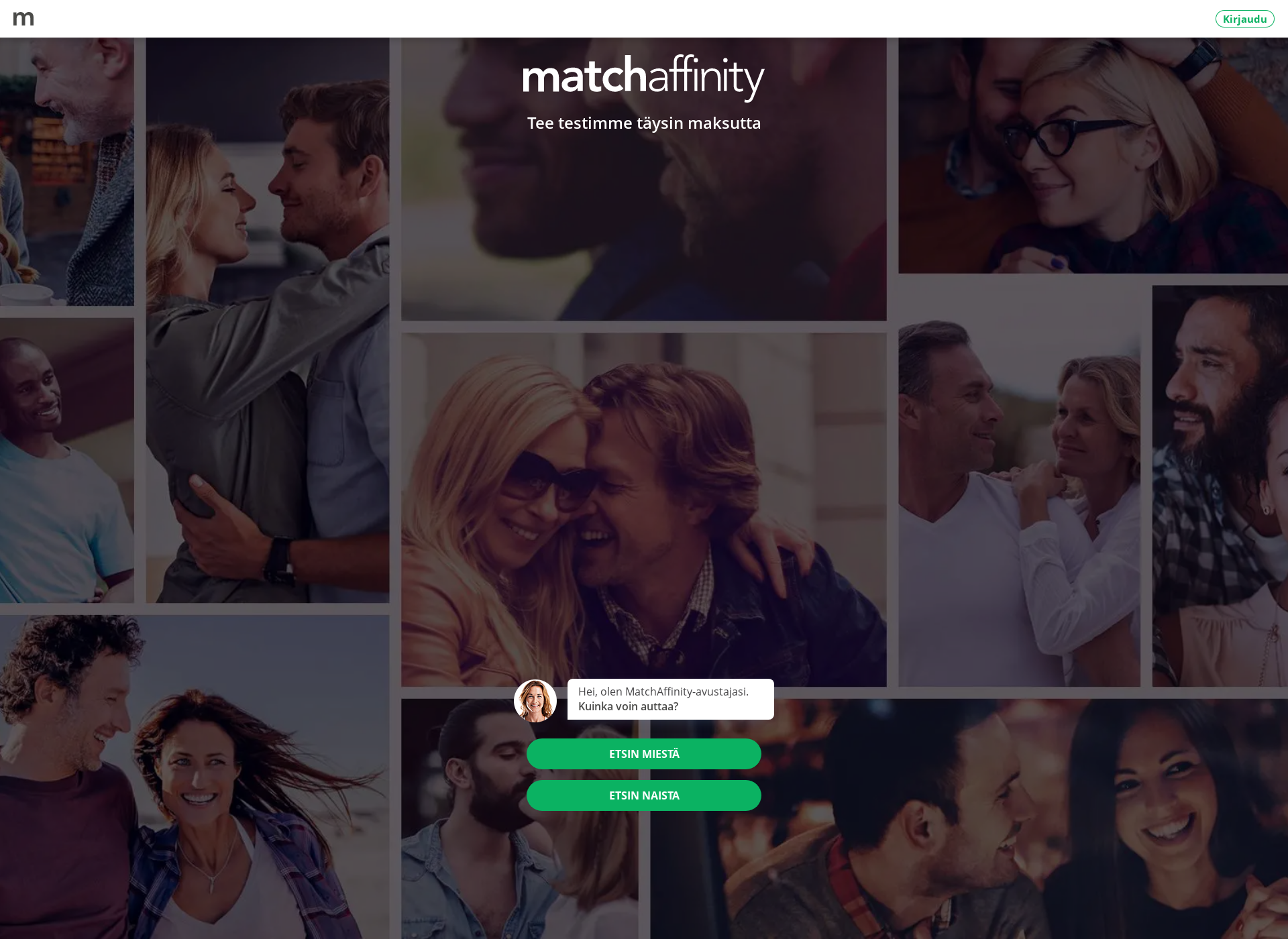 Skärmdump för matchinfinity.fi