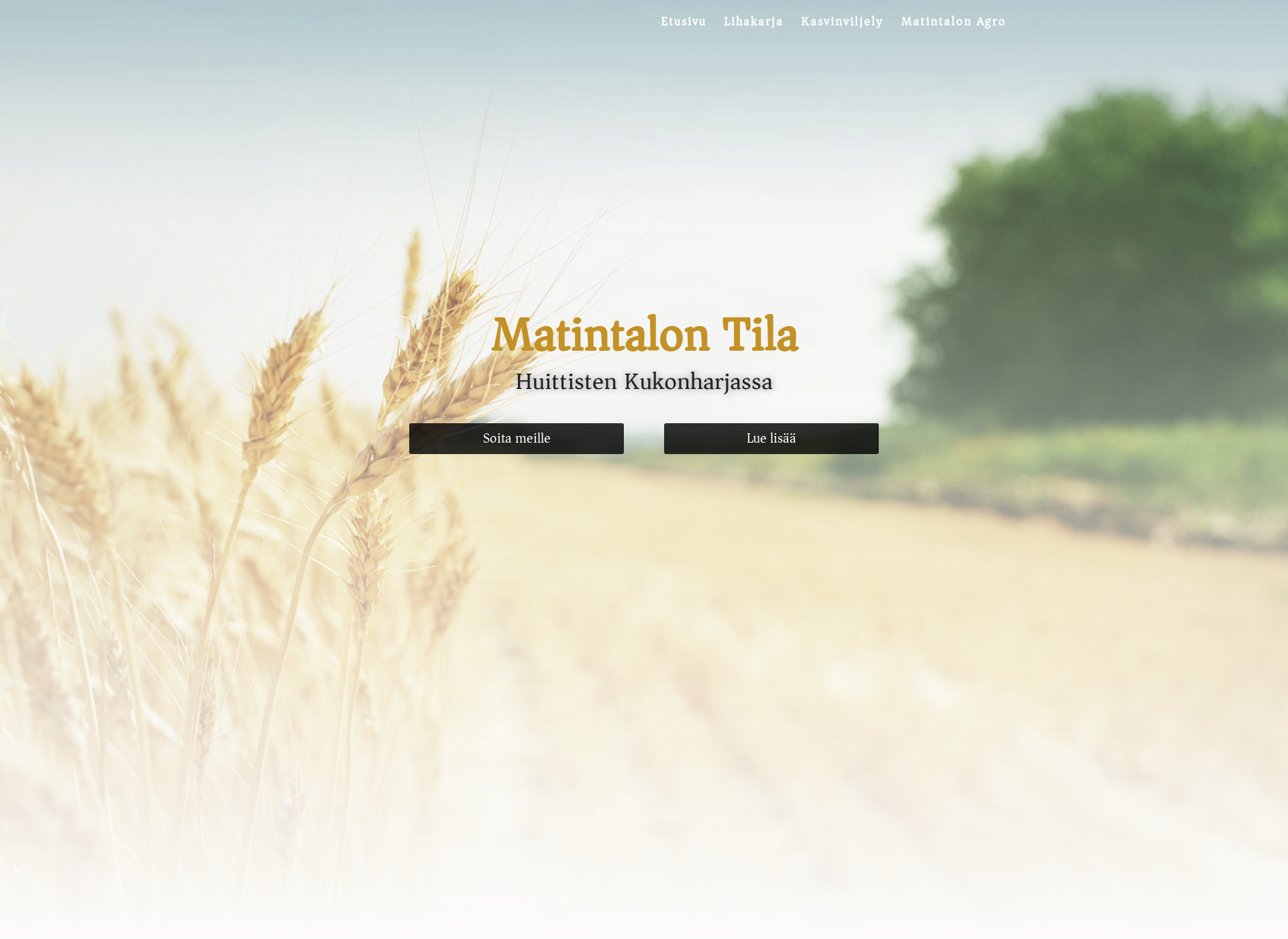 Screenshot for matintalonmaatila.fi
