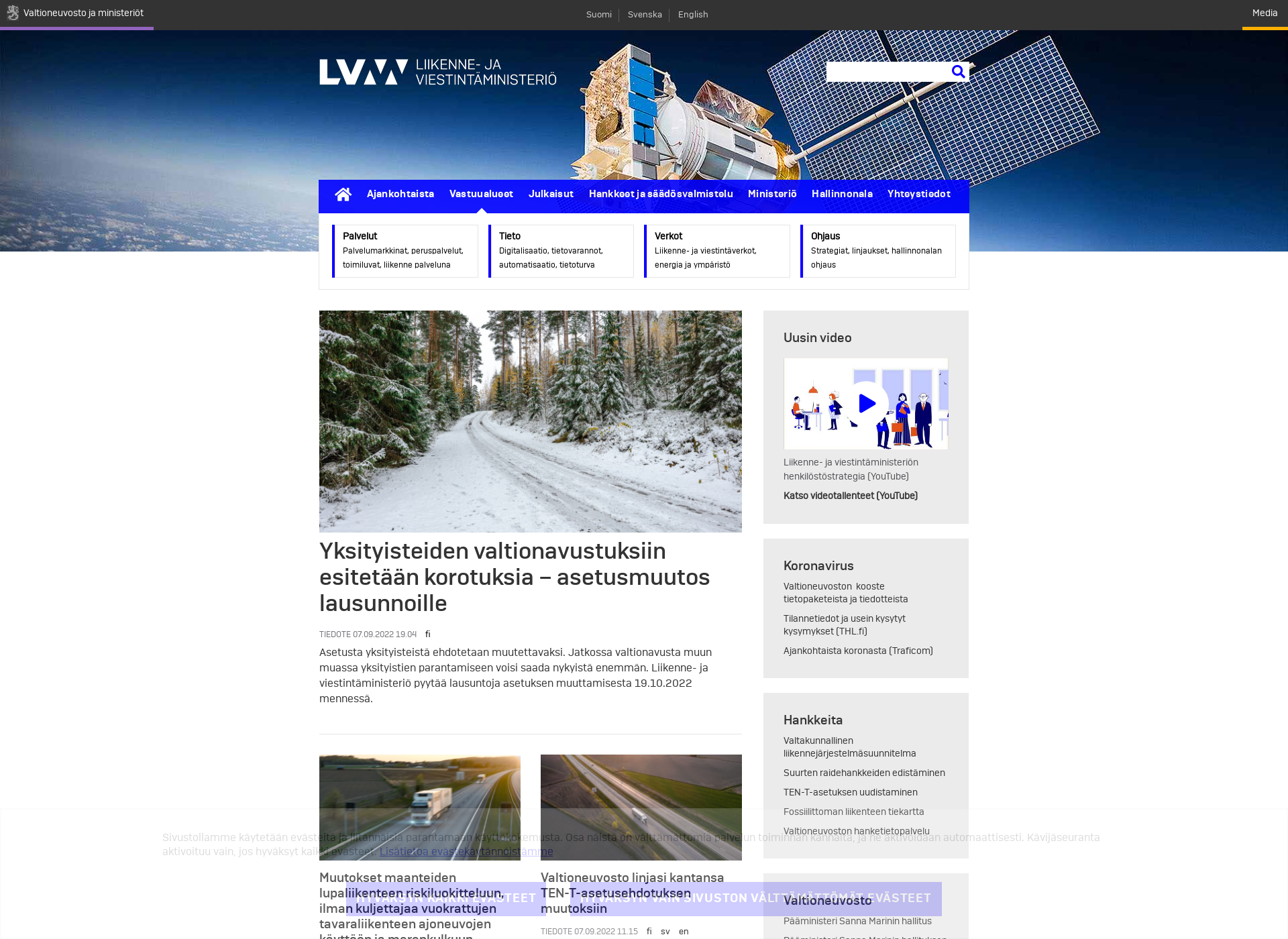 Screenshot for matkakeskus.fi