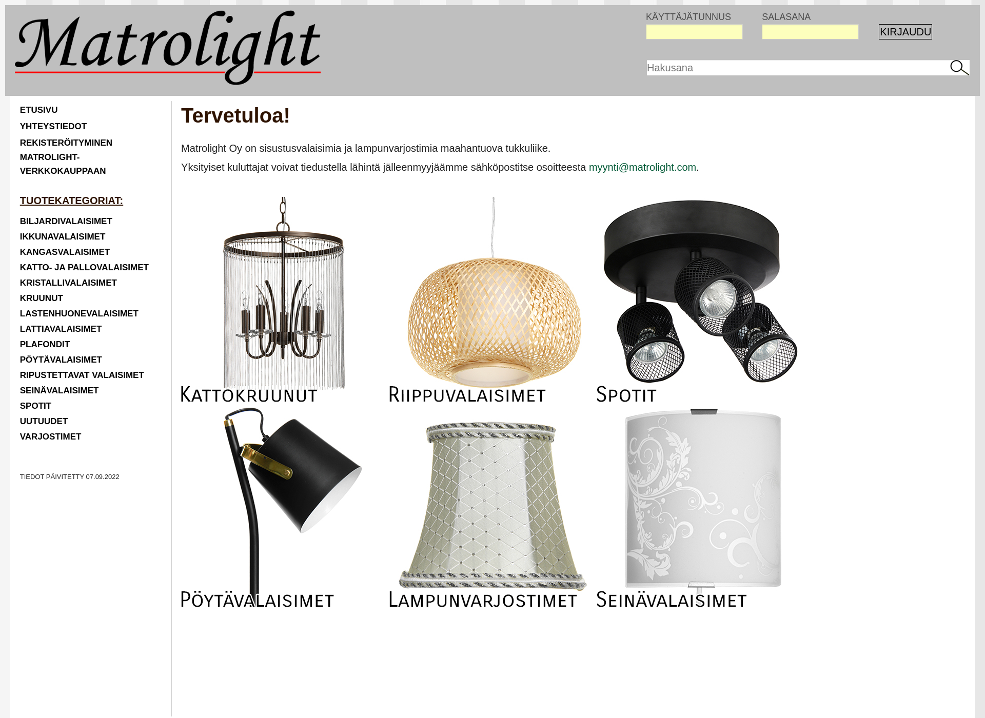 Screenshot for matrolight.com