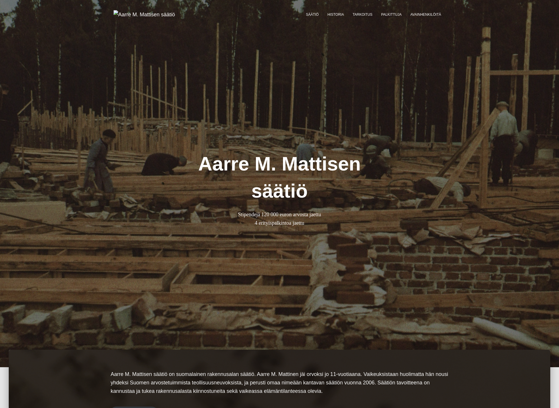 Screenshot for mattisensaatio.fi