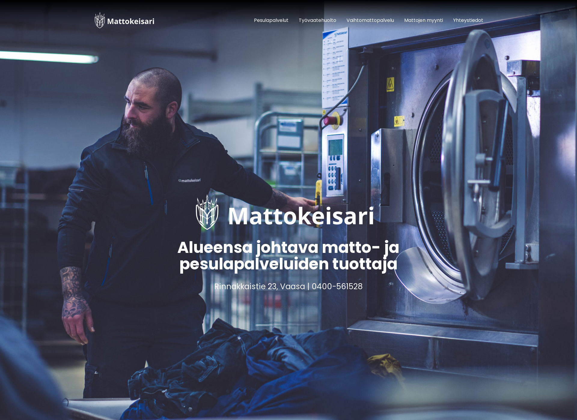 Skärmdump för mattokeisari.fi