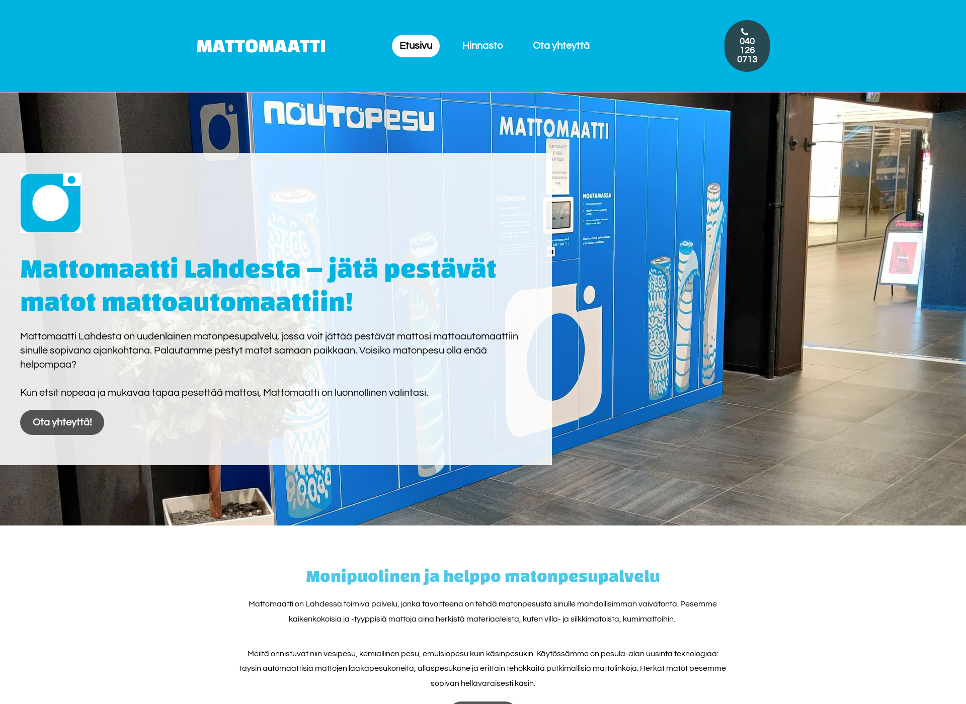 Screenshot for mattomaatti.fi