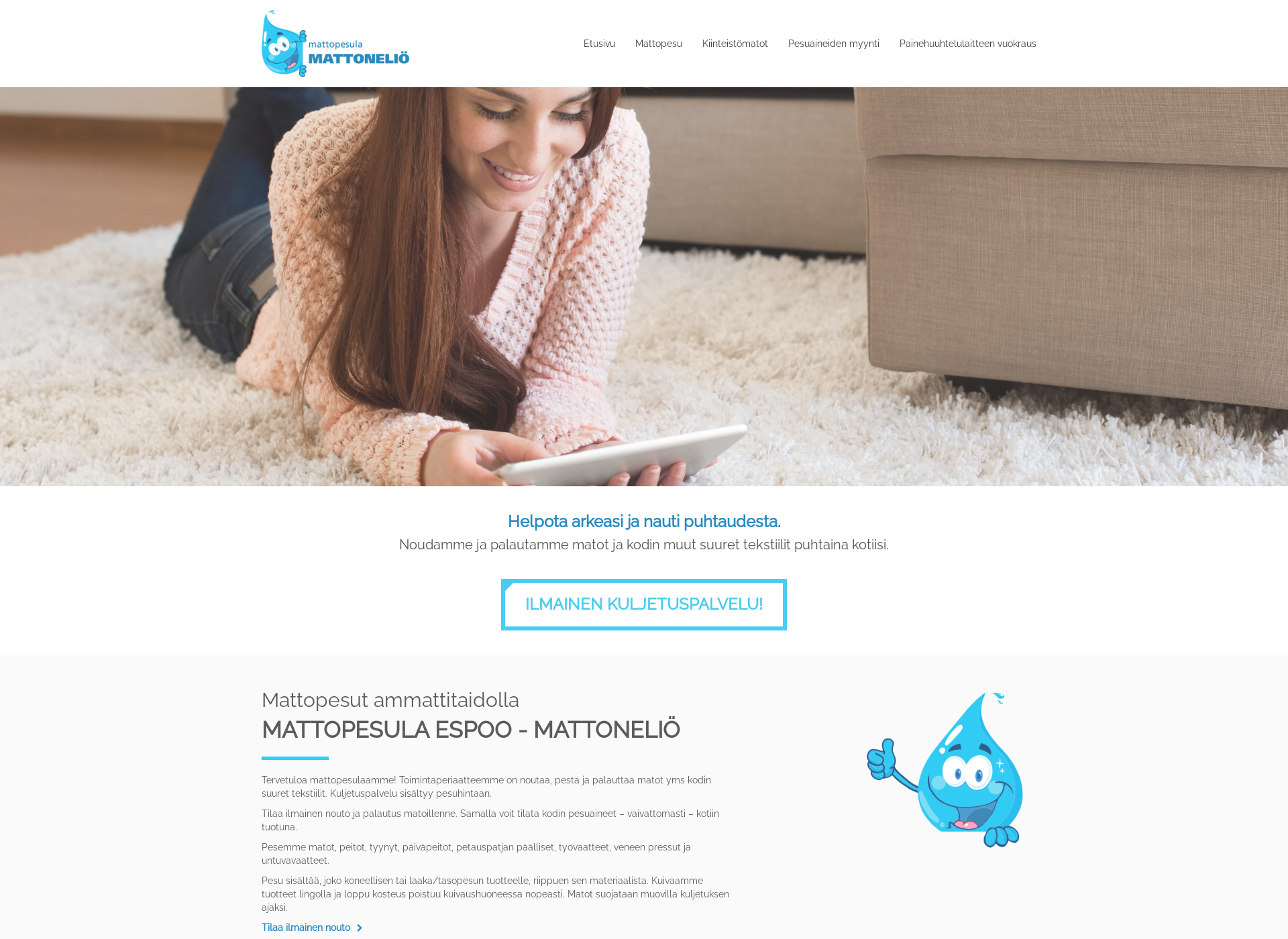 Screenshot for mattonelio.fi
