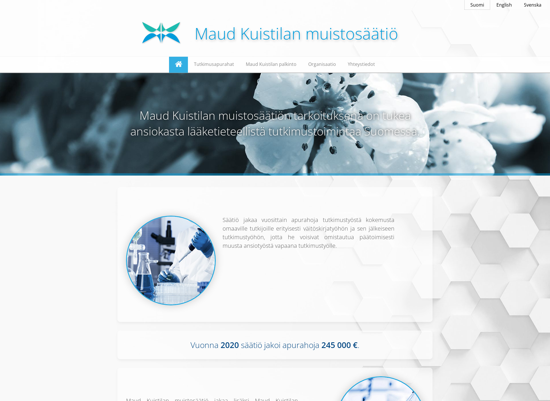 Screenshot for maudkuistilanmuistosaatio.fi