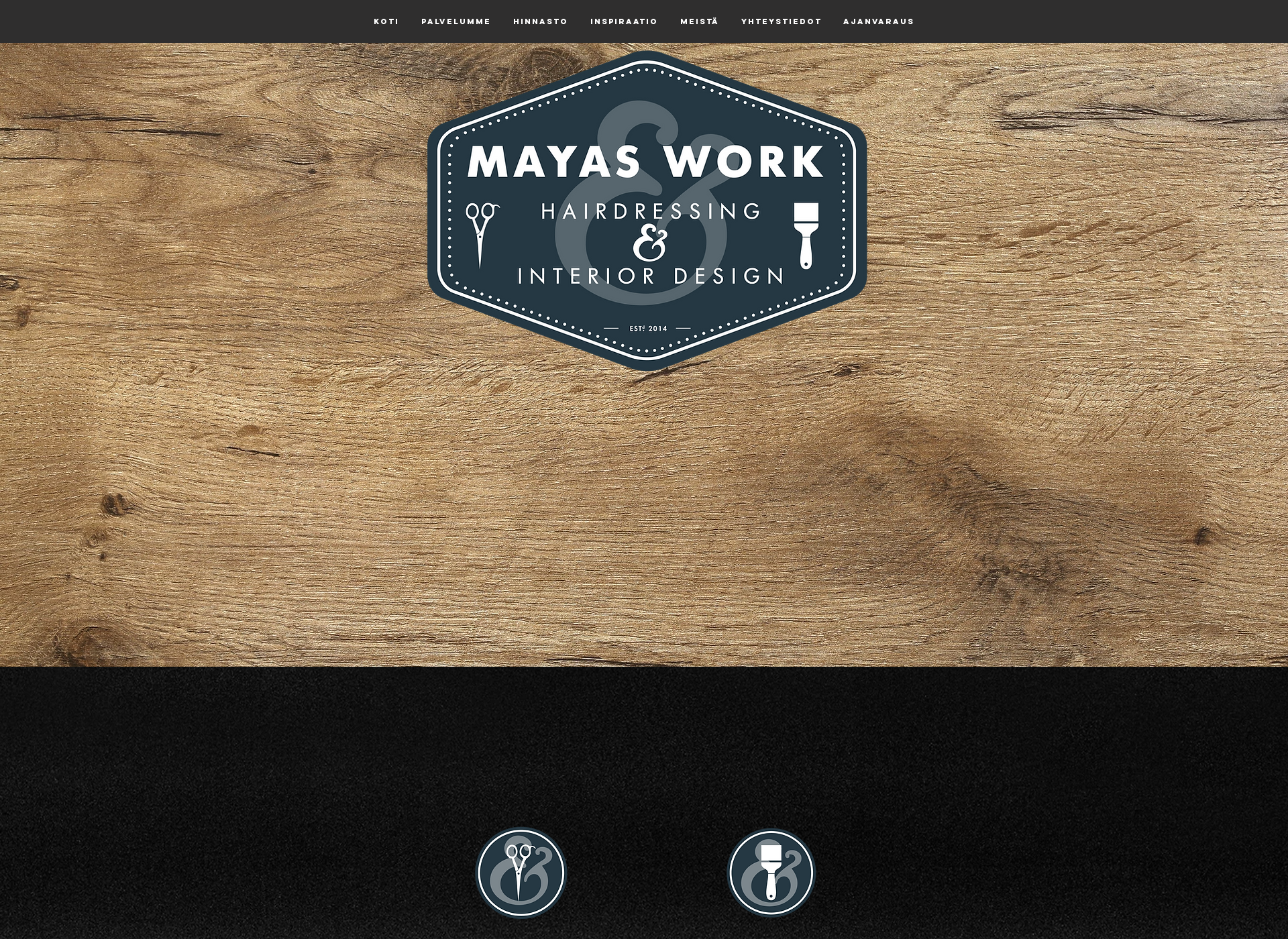 Skärmdump för mayaswork.fi
