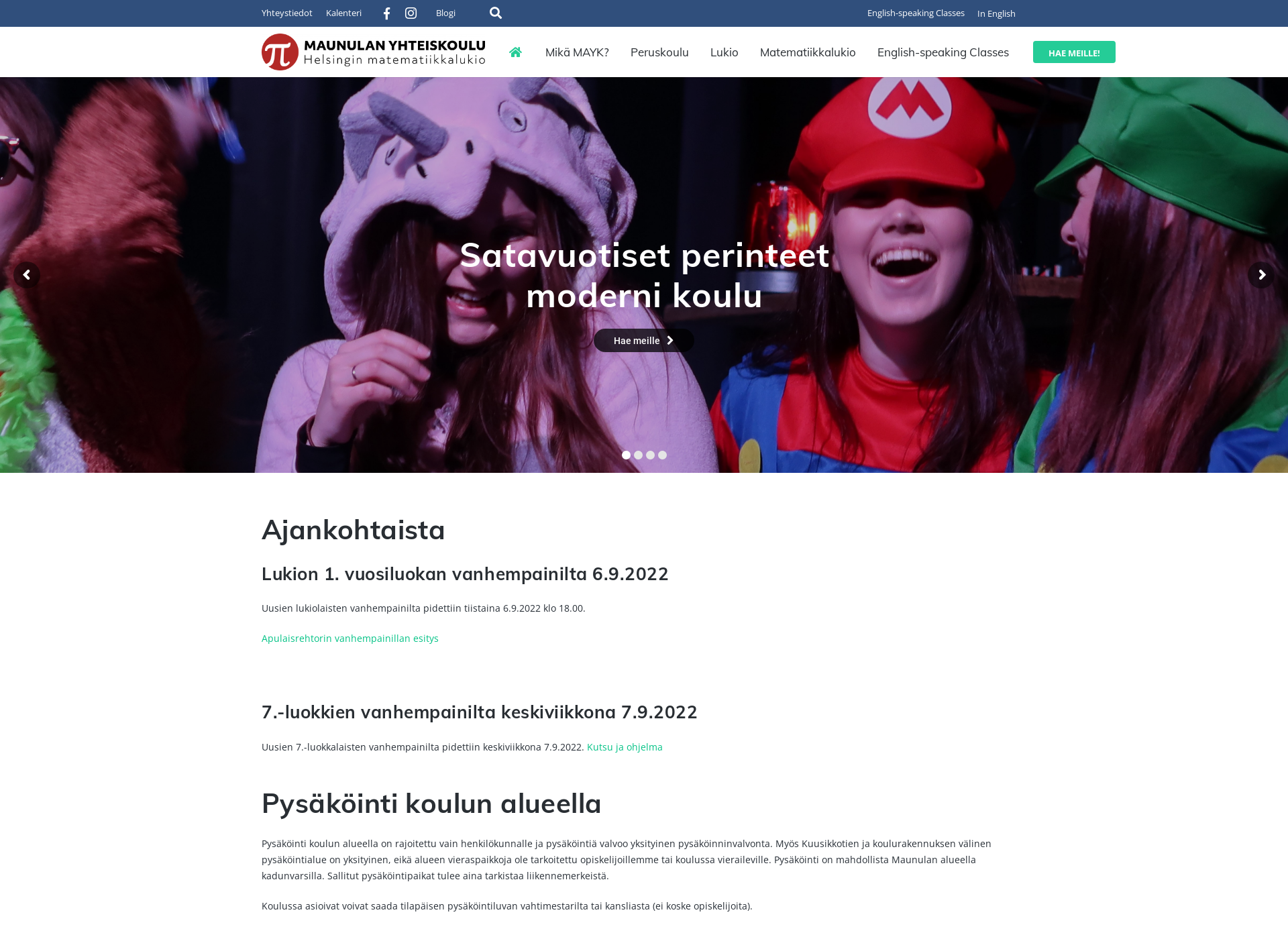 Screenshot for mayk.fi