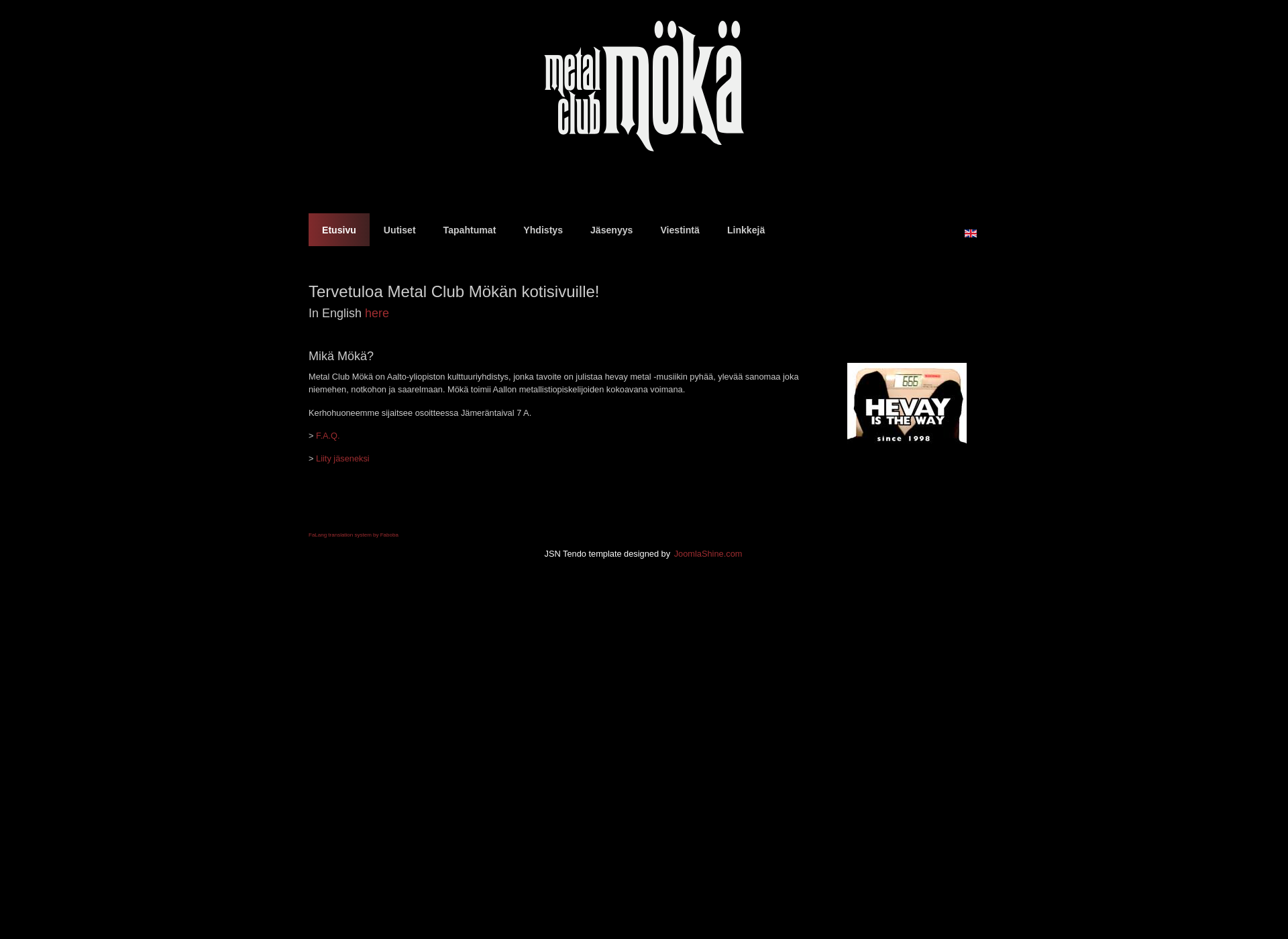 Skärmdump för mcmoka.fi