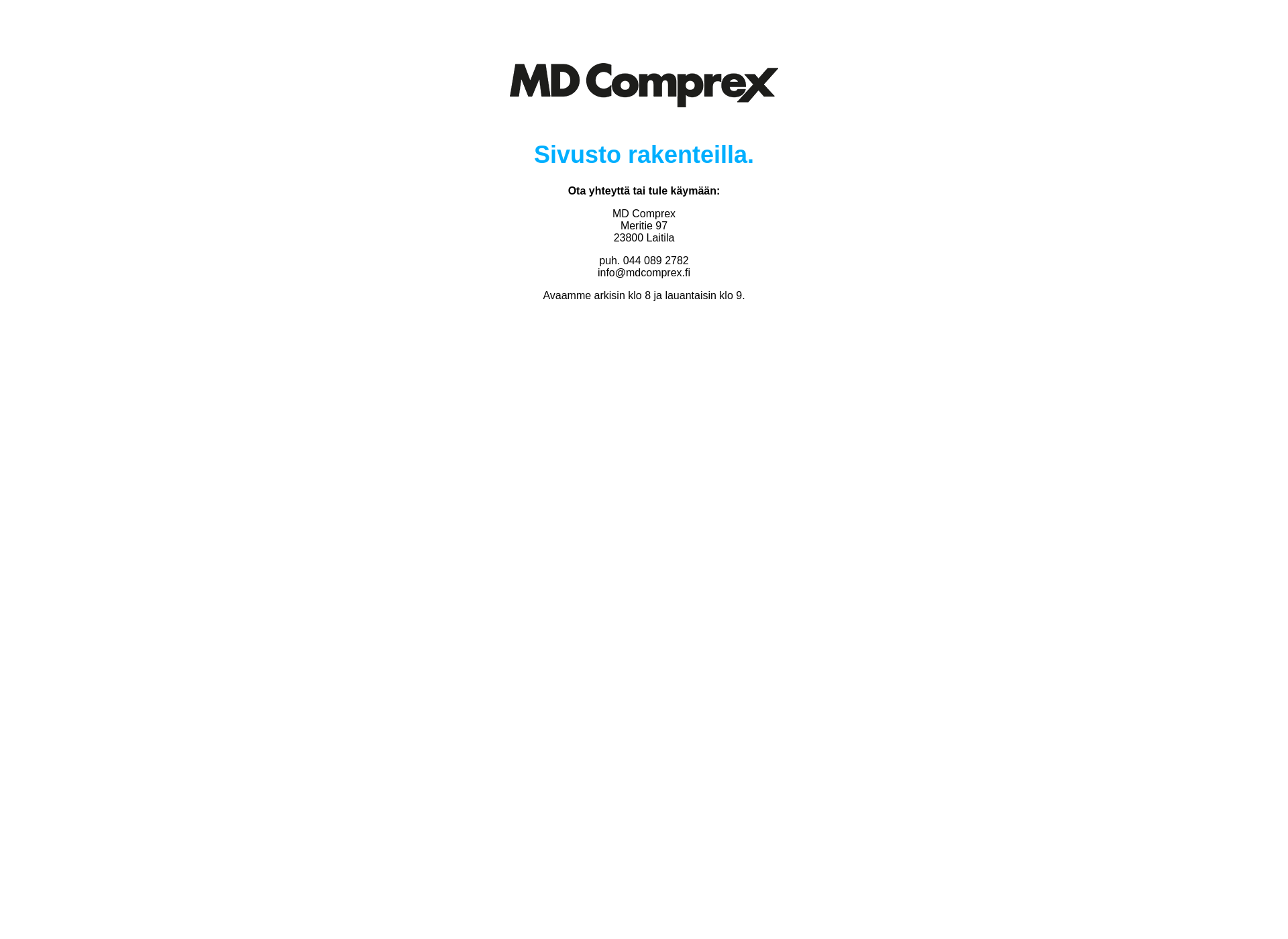 Screenshot for mdcomprex.fi