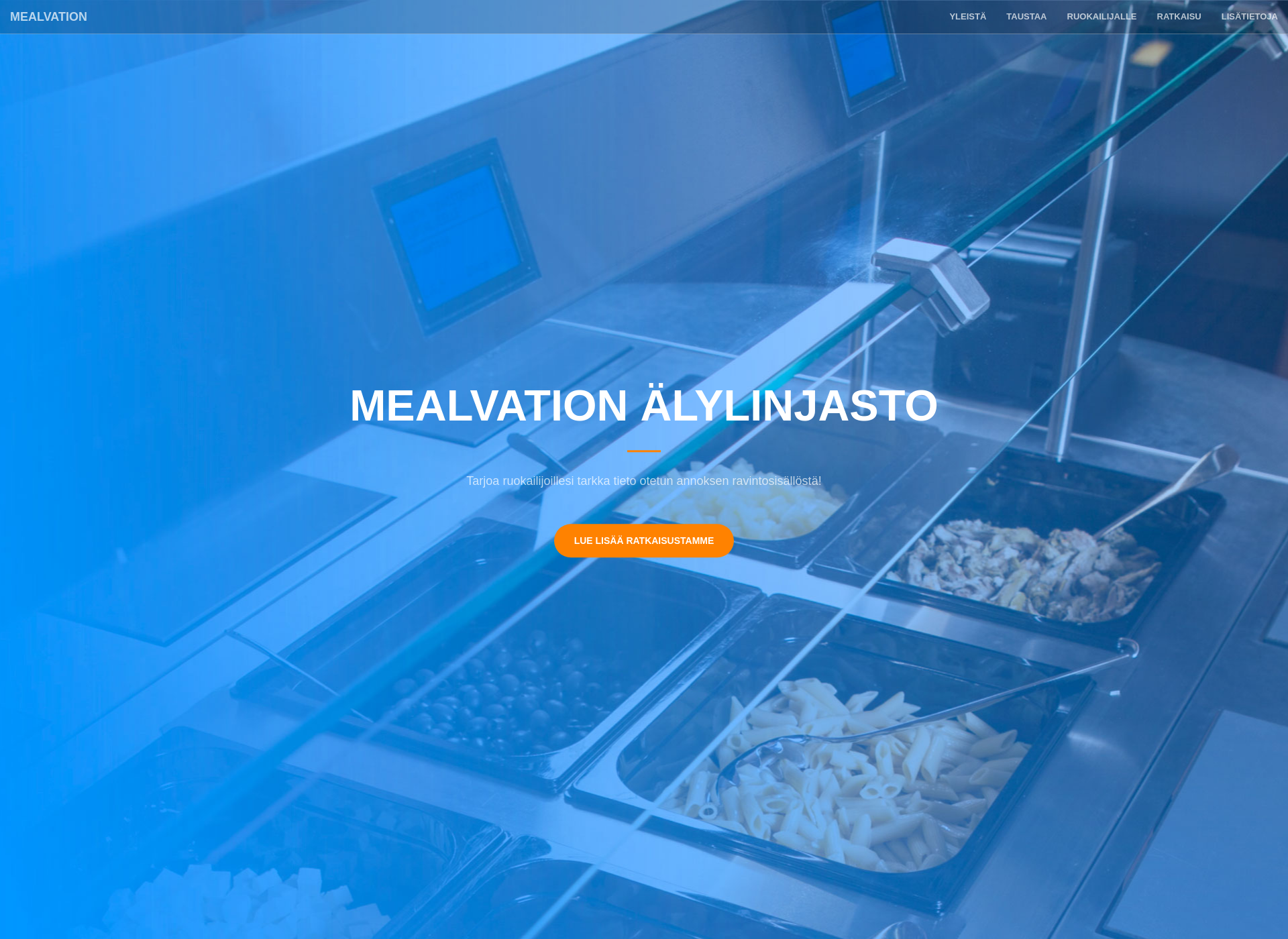 Skärmdump för mealvation.fi